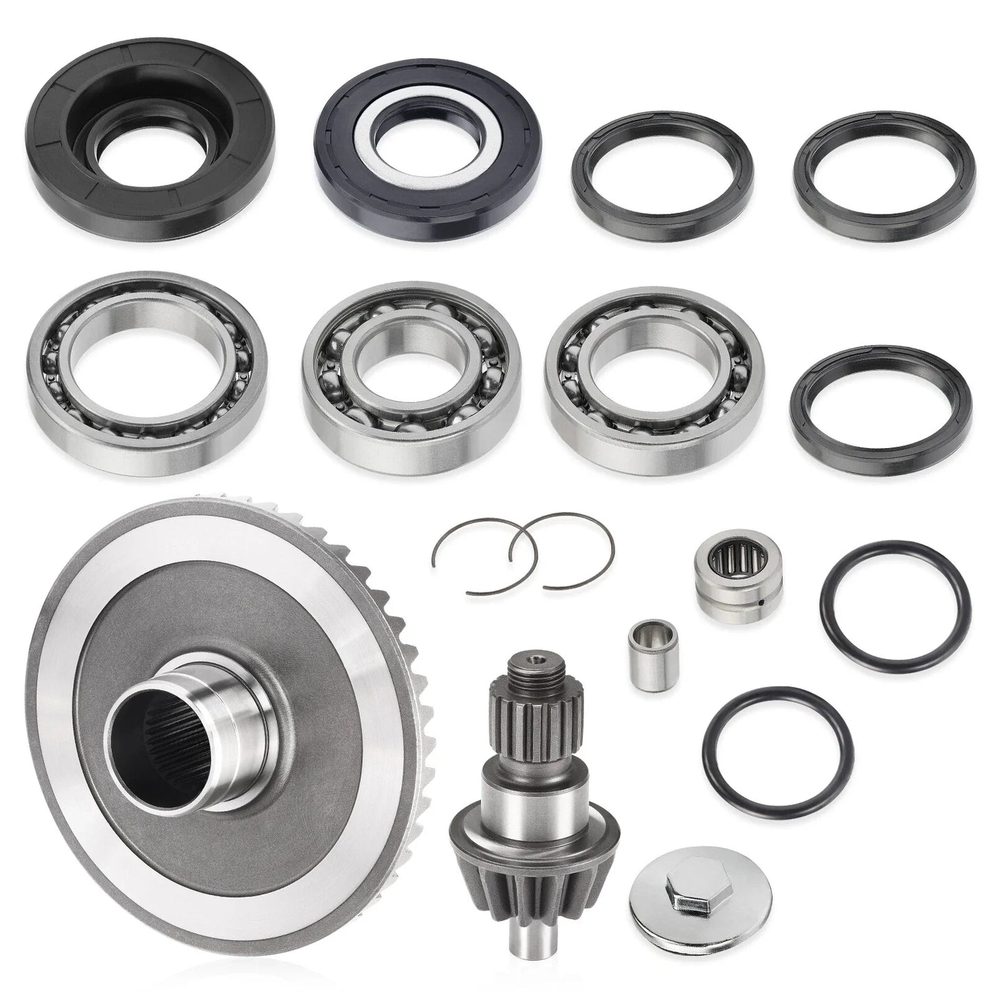 Rear Differential Rebuild w/ Gear Kit for Honda Recon 250 TRX250 (1997–2023)