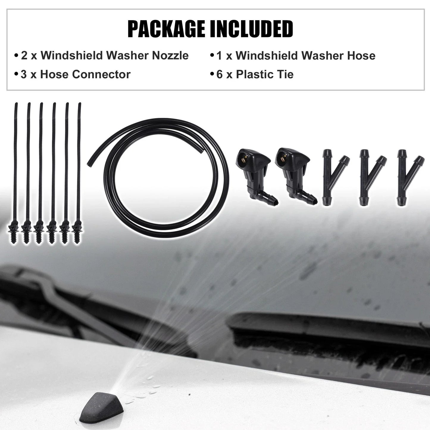 Windshield Washer Nozzle Set for Honda Accord (2018-2023)