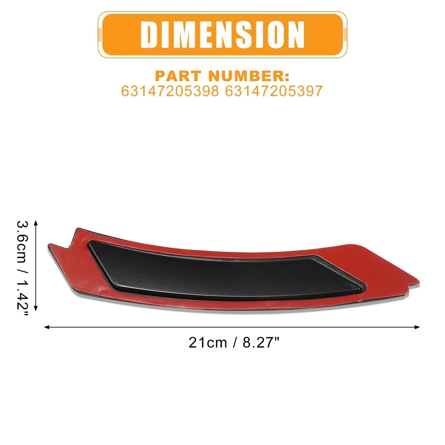 Pair Bumper Reflector for BMW 3 Series E90 E91 LCI (2009 - 2011)