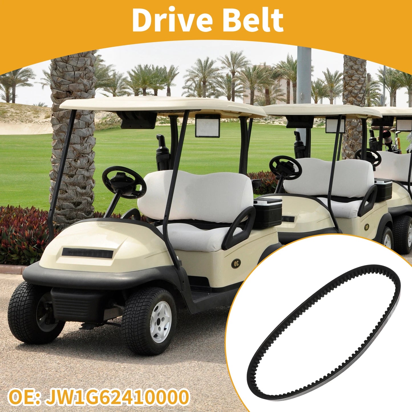 Drive Belt V-Belt No.JW1G62410000 for Yamaha YDRA (2007–2013)
