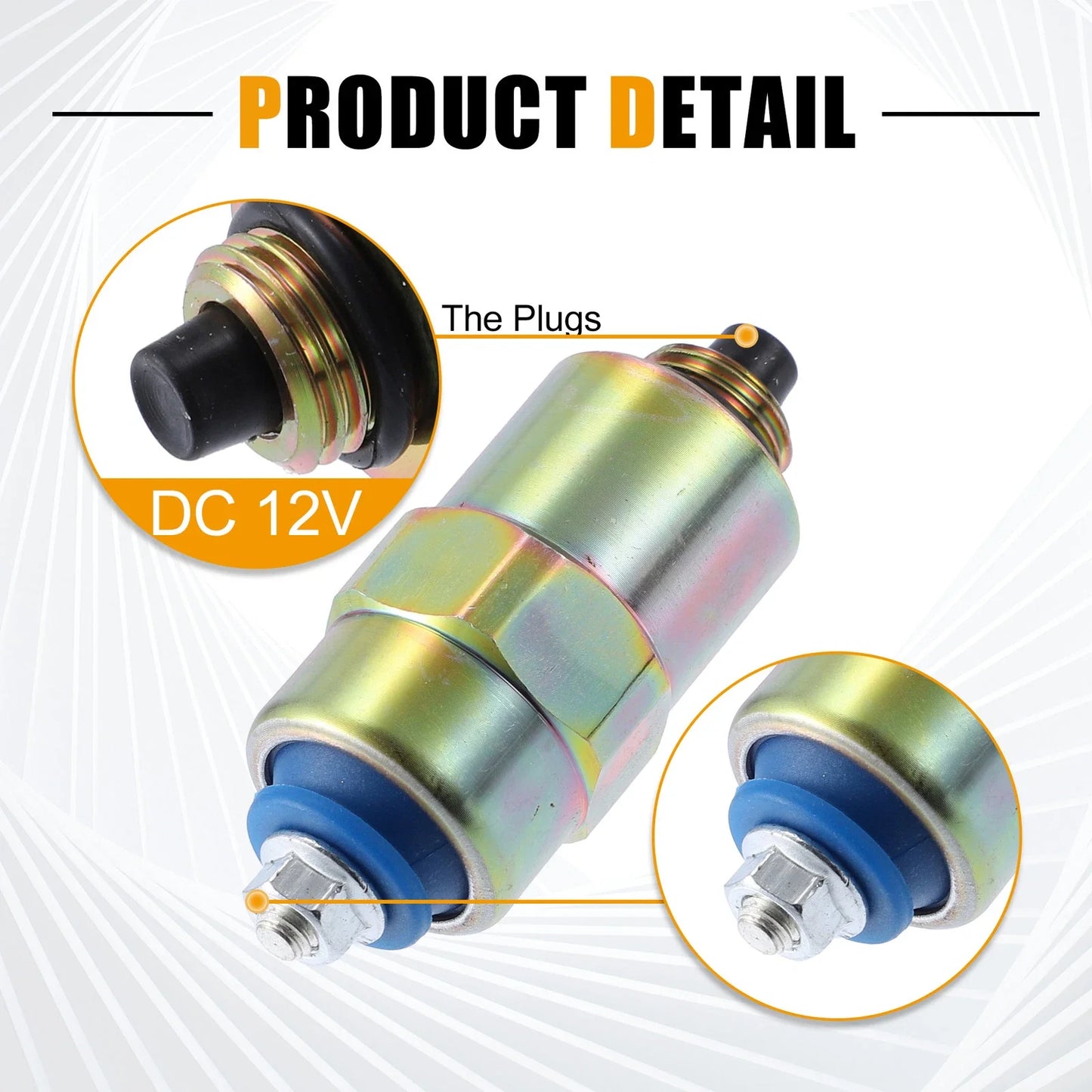 Fuel Cut-off Shut Off Solenoid Valve 12V for Fiat Fiorino (1988–1996)