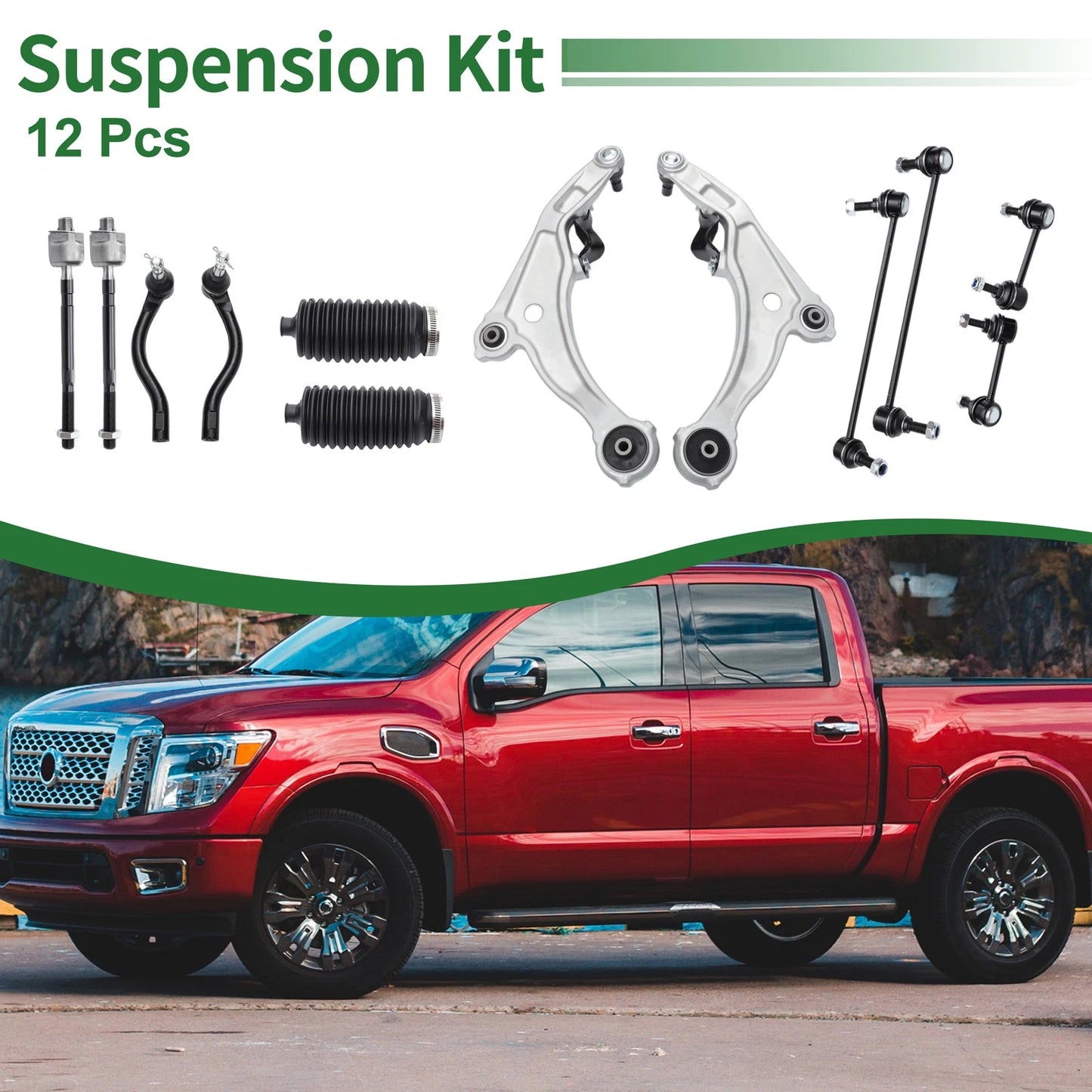 12pcs Front Suspension Control Arm Kit for Nissan Maxima (No. ES800357/K750282)