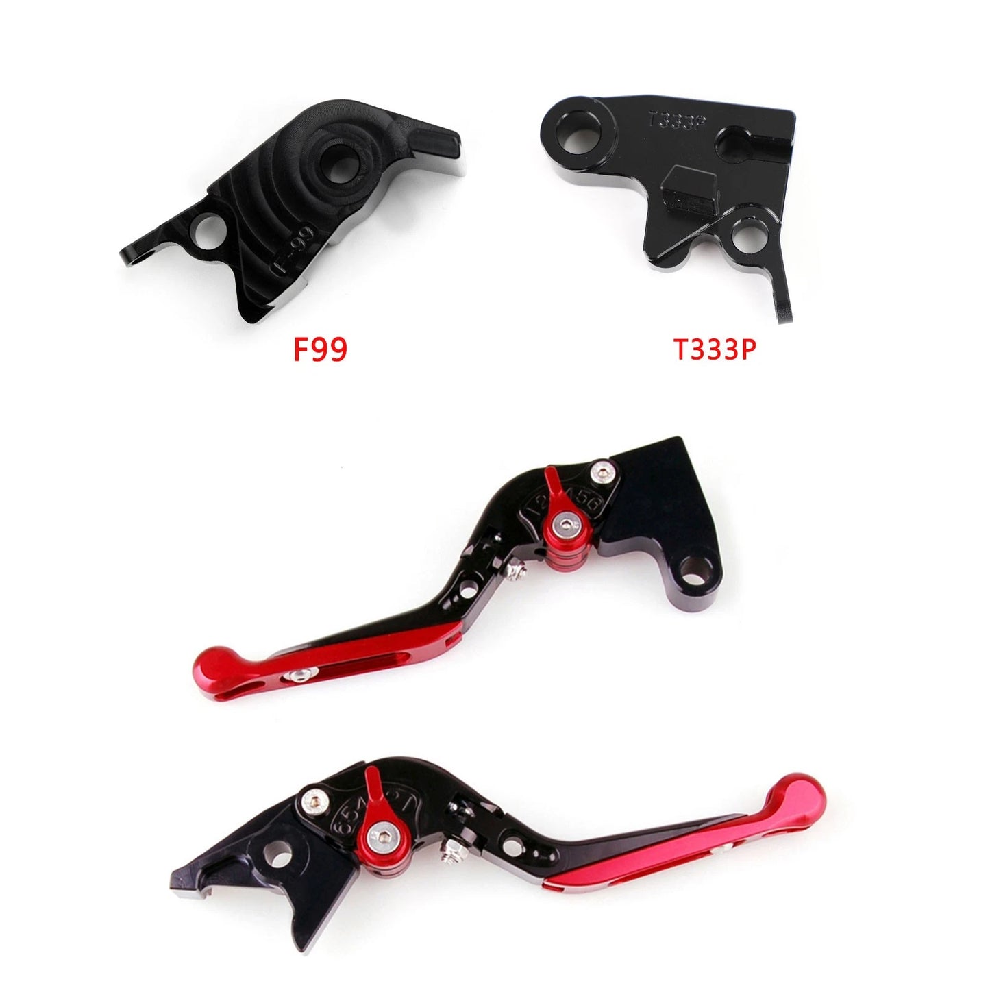 CNC Red Mirror Caps for Ducati 959 1299 Panigale (2015–2019)