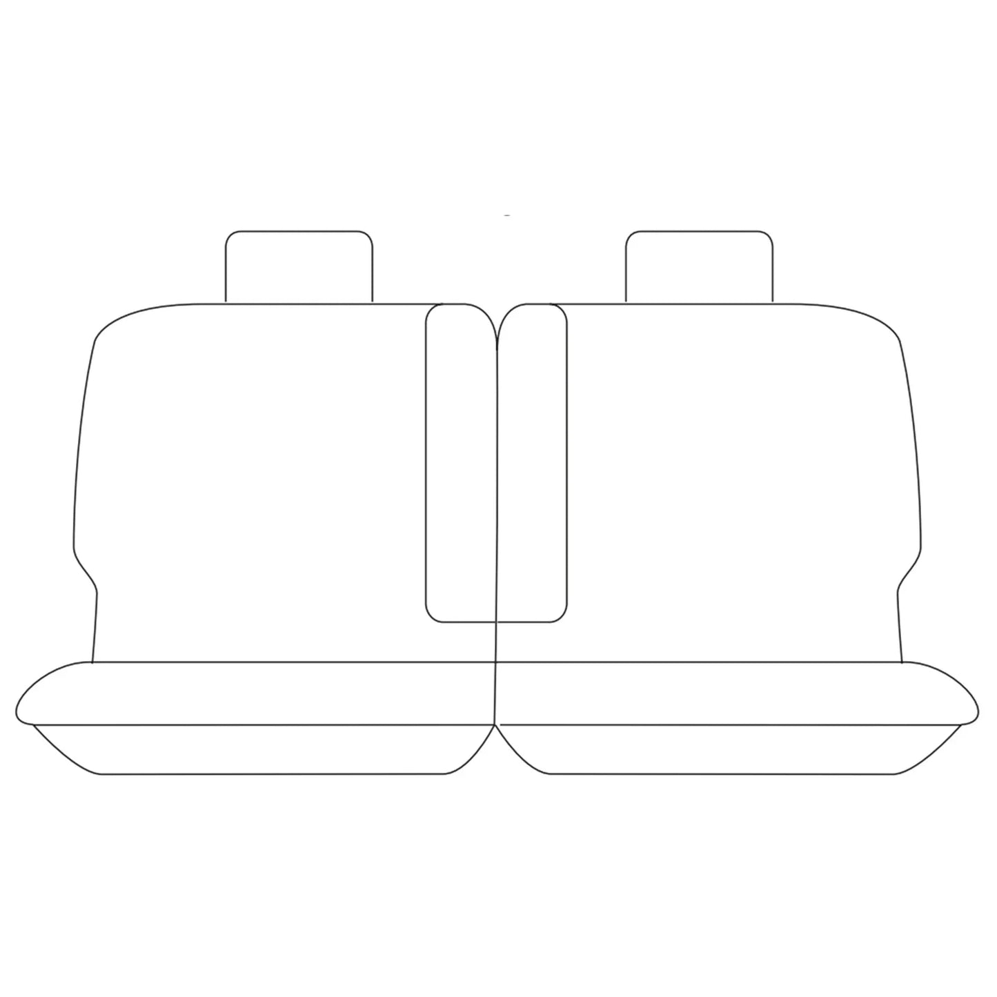 Middle Tailor Made Black Neoprene Car Seat Covers for for Nissan Patrol GU Wagon