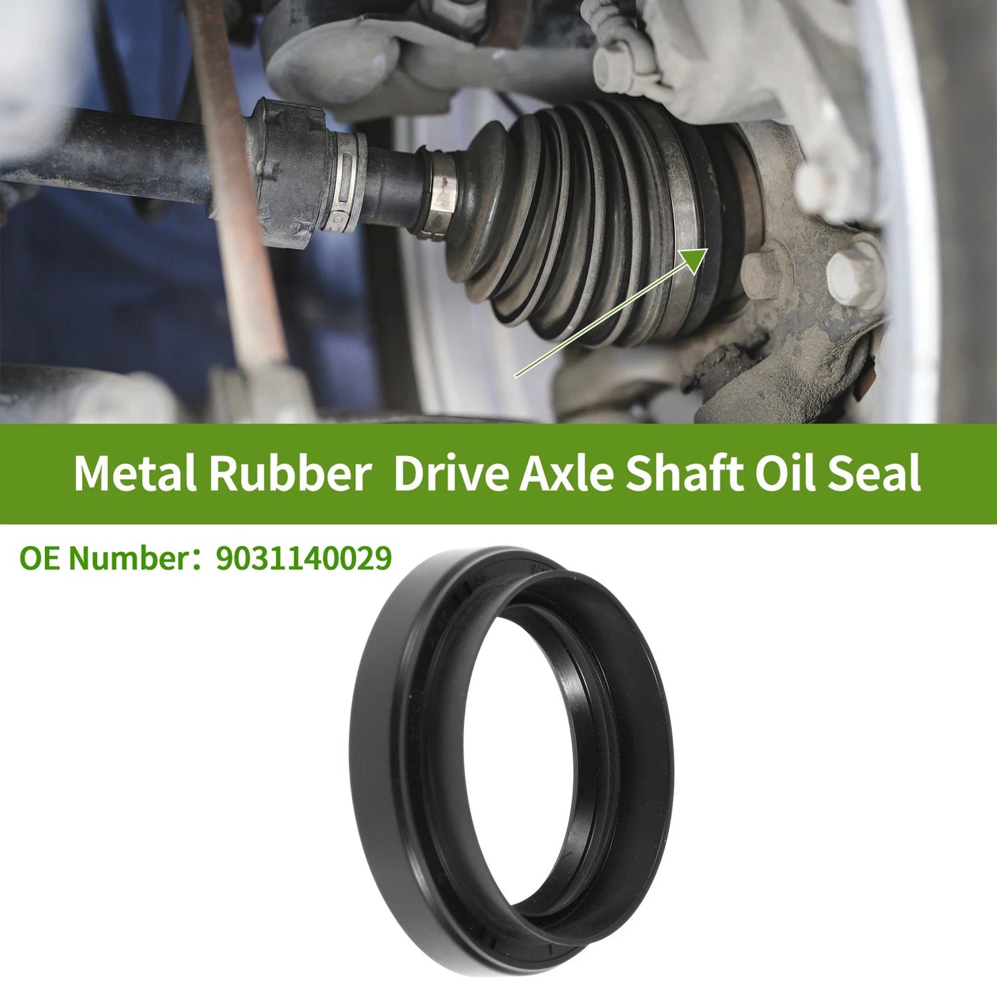 Front Drive Axle Shaft Oil Seal for Toyota Highlander (2001–2019) No. 90311-40029
