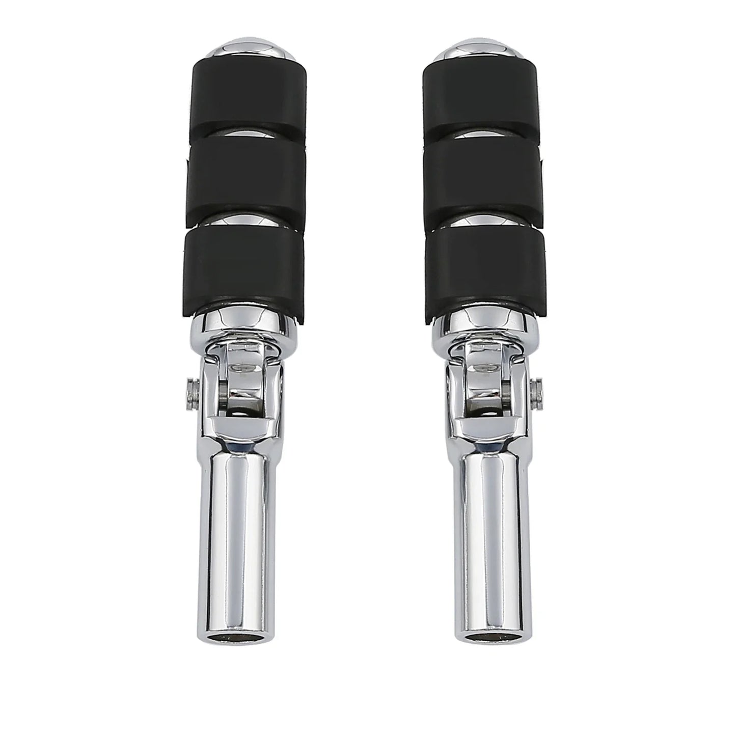 Slim Chrome Rear Foot Pegs Mount for Harley Softail Cross Bones (2008-2017)