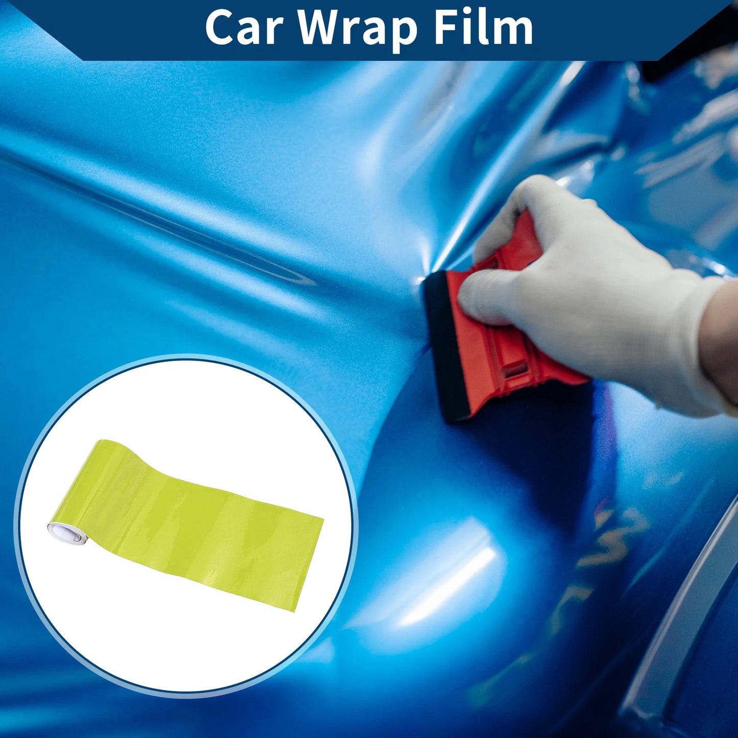 Car Wrap Film 0.3 ft x 59.84 inch Light Green for Various Models