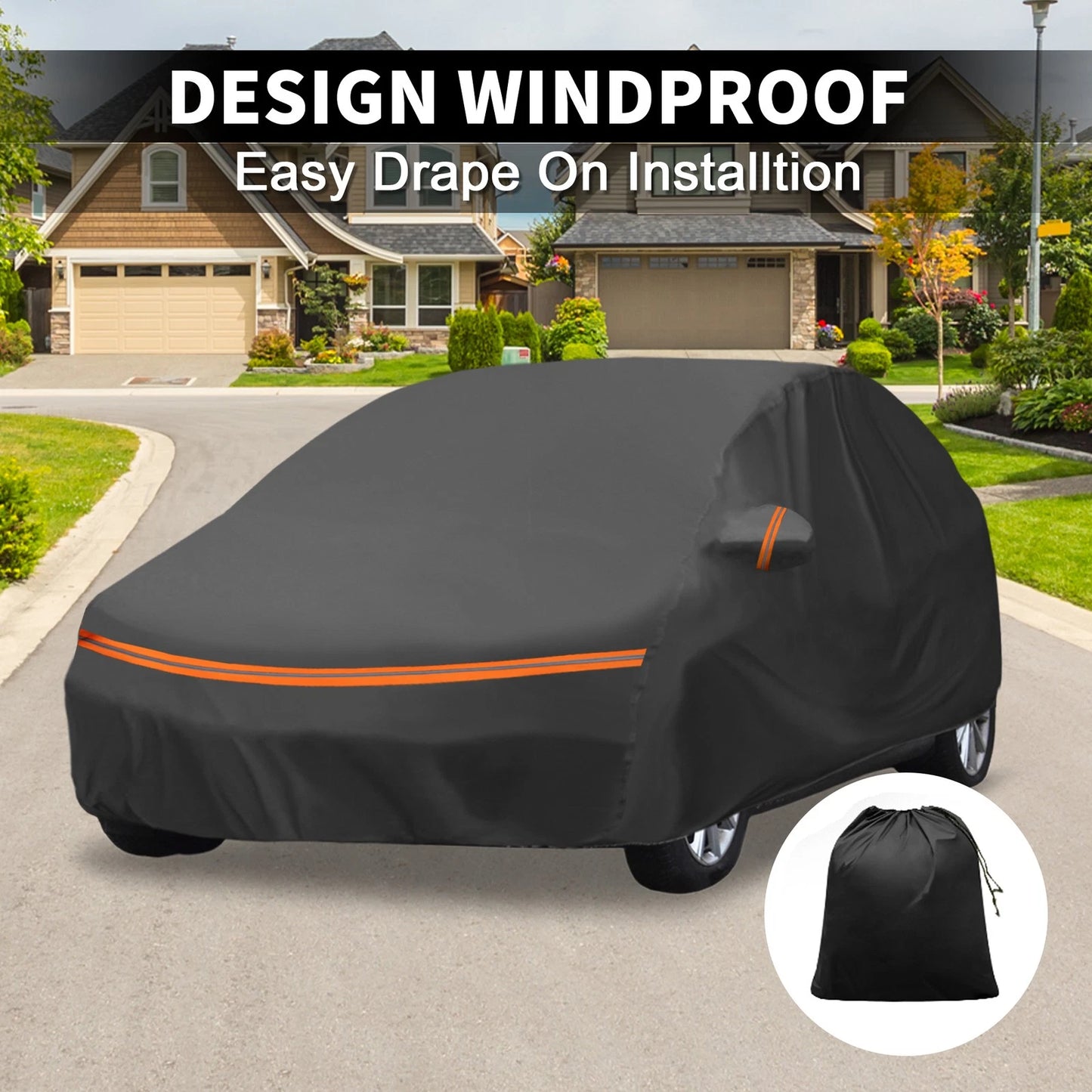 Waterproof PEVA Car Cover for VW Polo Mk6/Mk7/Mk8 (2009–2024)