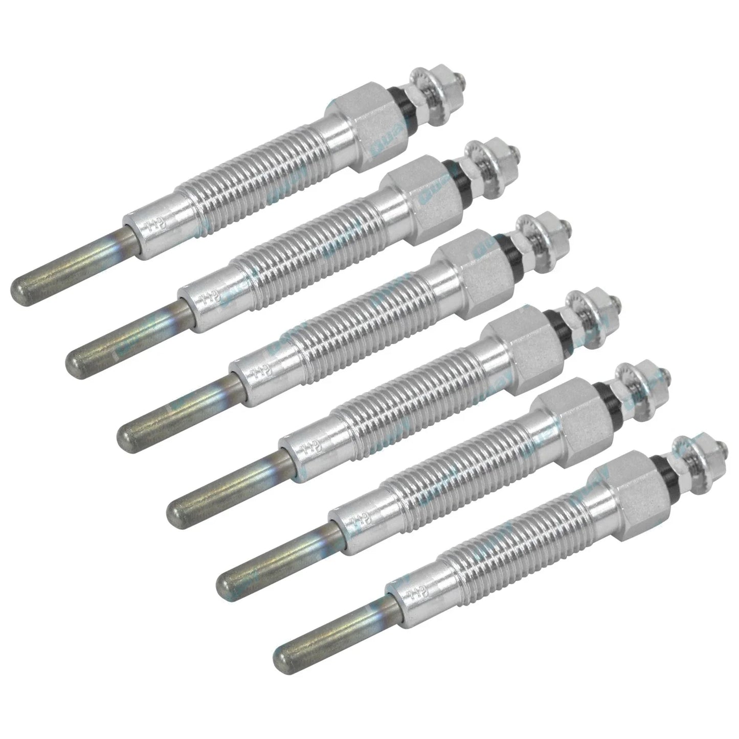 Set of 6 Diesel 24volt Glow Plugs for Patrol GQ 88-99 6cyl TD42 4.2L Engine 24v
