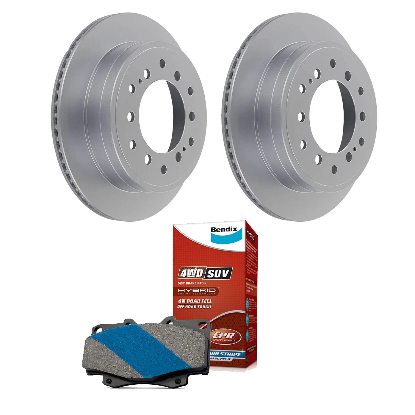 Rear Brake Pads and Rotors for Toyota LandCruiser Prado