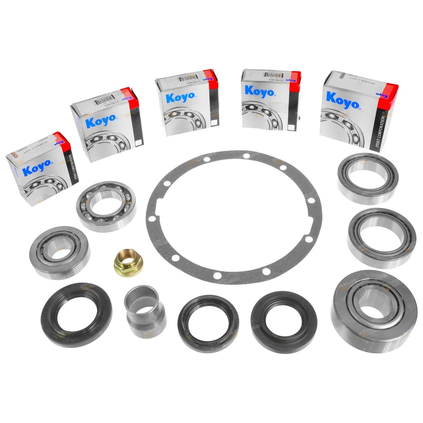 Front Diff Bearing & Seal Repair Kit for Hilux GGN25 VZN167 VZN172 (2002–2015)