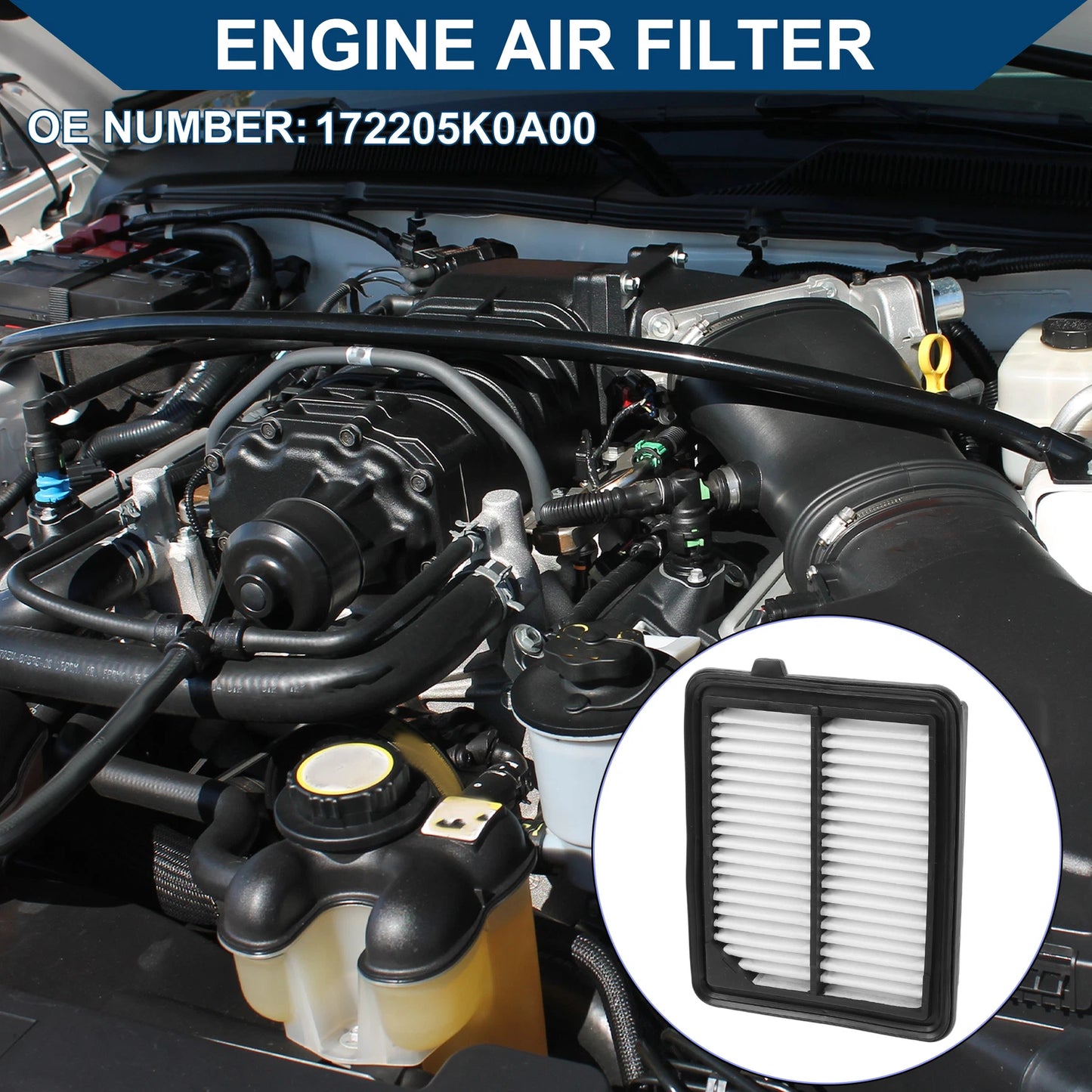 Car Engine Air Filter No. 172205K0A00 for Honda CR-V (2020–2022)