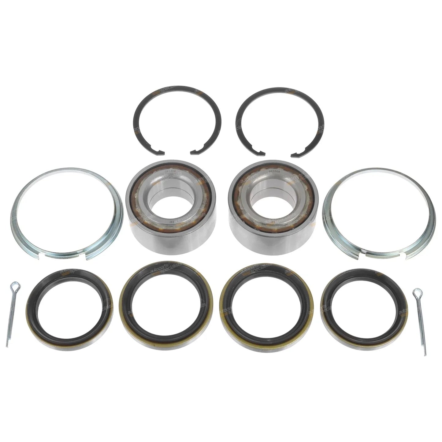 2 x Front Wheel Bearing Kits for Toyota Corona ST170 4S-FE 1987–1989