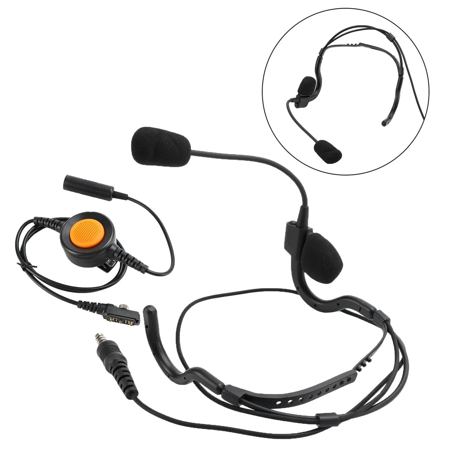 7.1-C8 Tactical Headset for Hytera PD780/700/788/782 PT580H