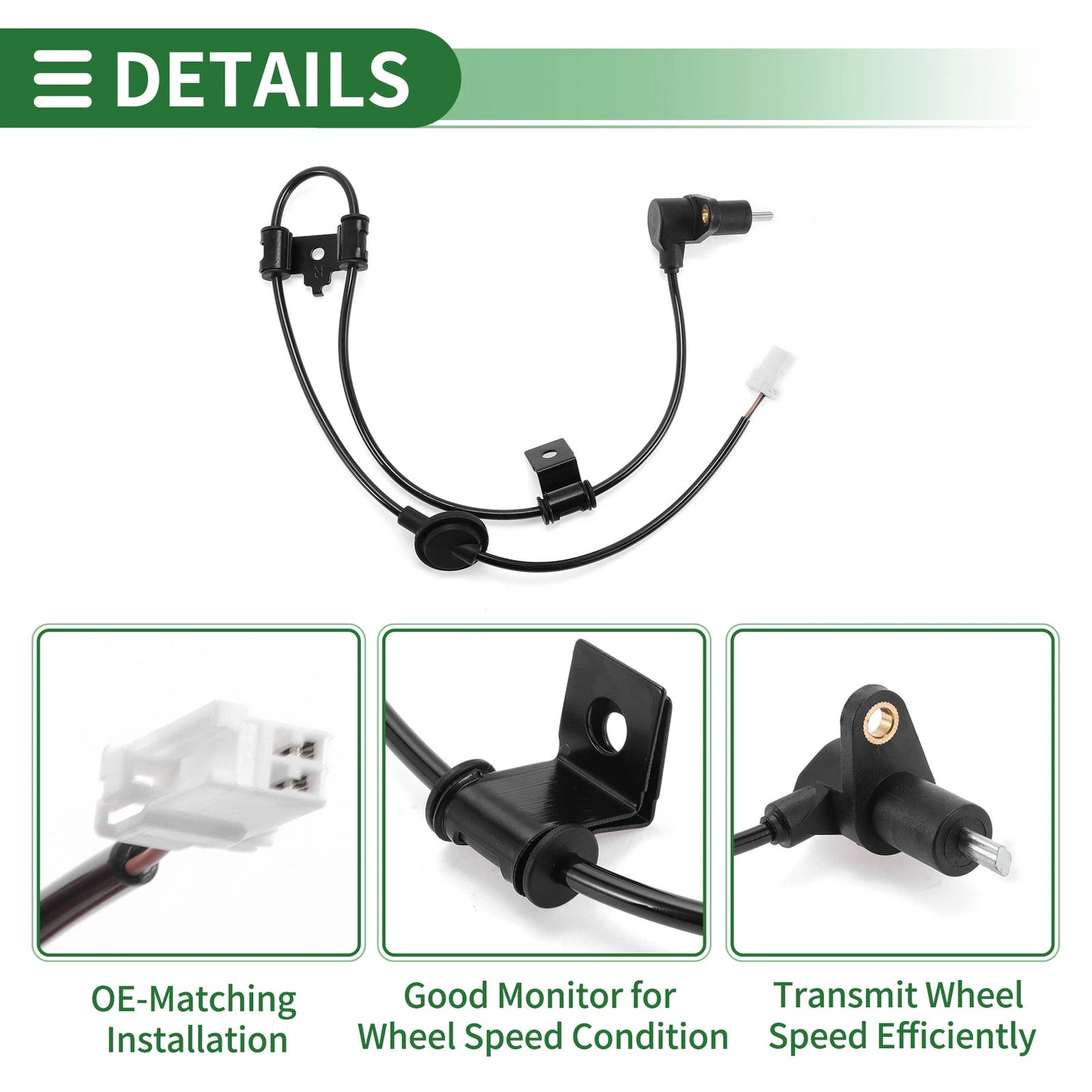 ABS Wheel Speed Sensor No. 9568017100 for Hyundai Matrix (2001–2010)