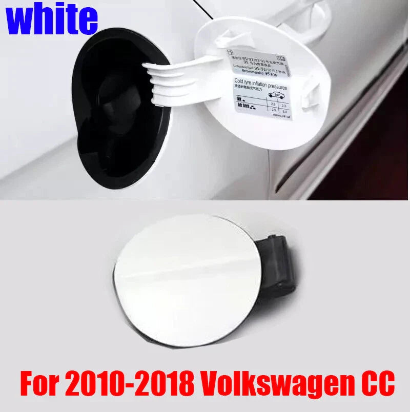 Fuel Filler Door White Gas Cap Cover for Volkswagen CC (2010-2018)