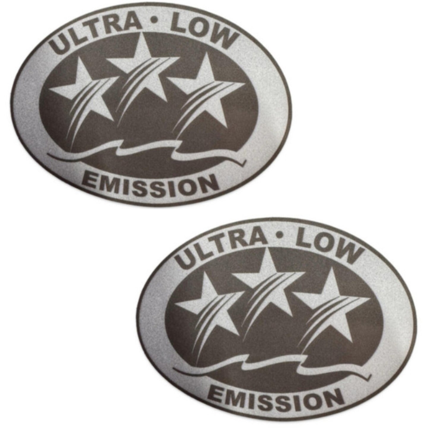 2X Ultra Low Emission Outboard Graphic Sticker for California DOT