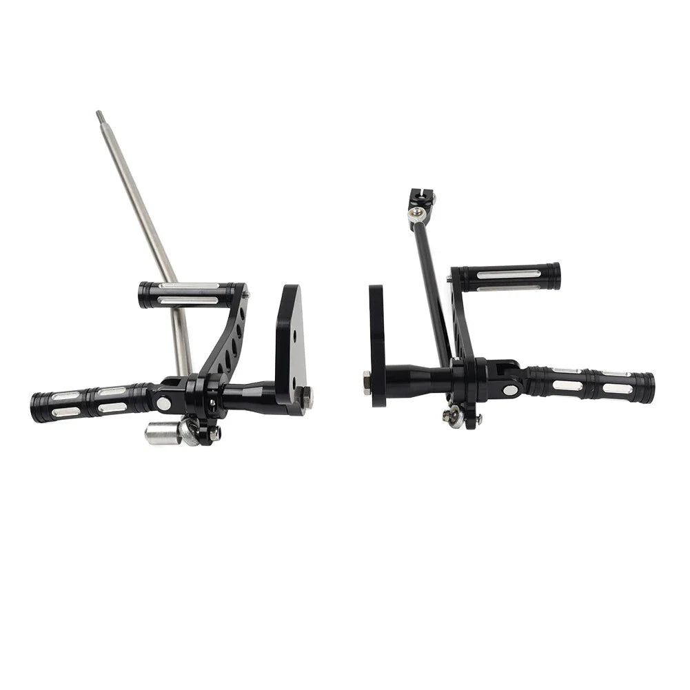 BLK Forward Controls Footpegs for Harley Dyna Low Rider (2000-2012)