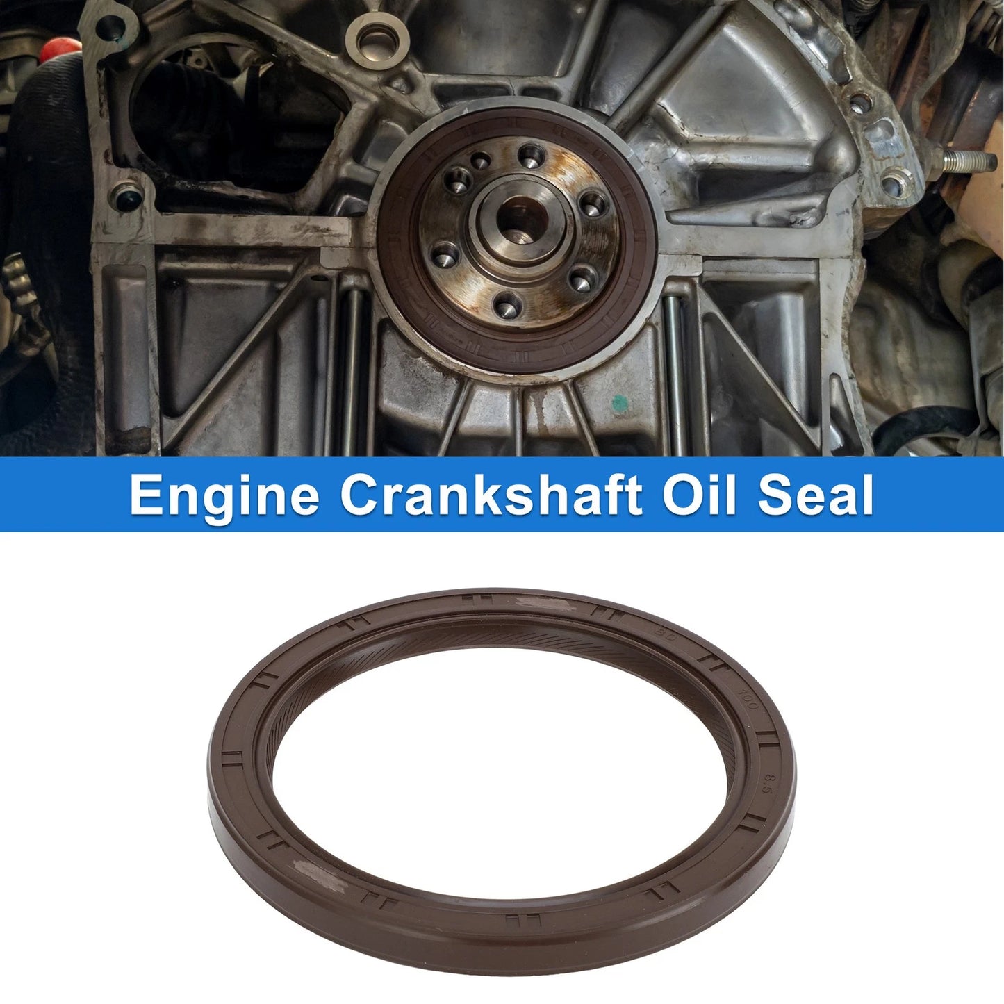 1 Pc Rear Crankshaft Oil Seal for Nissan Altima Stanza (1993–2001) No. 12279-5L310