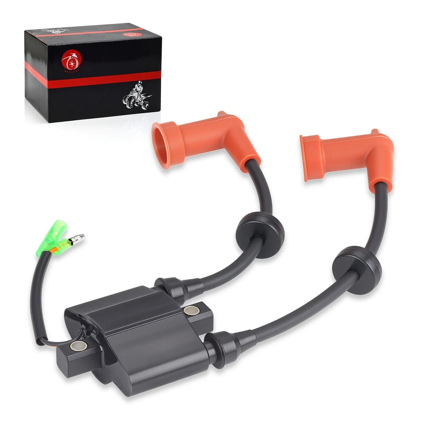 Ignition coil w/ Wire Cap for Yamaha 4-Stroke Outboard 20 hp F20 (2006–2017)