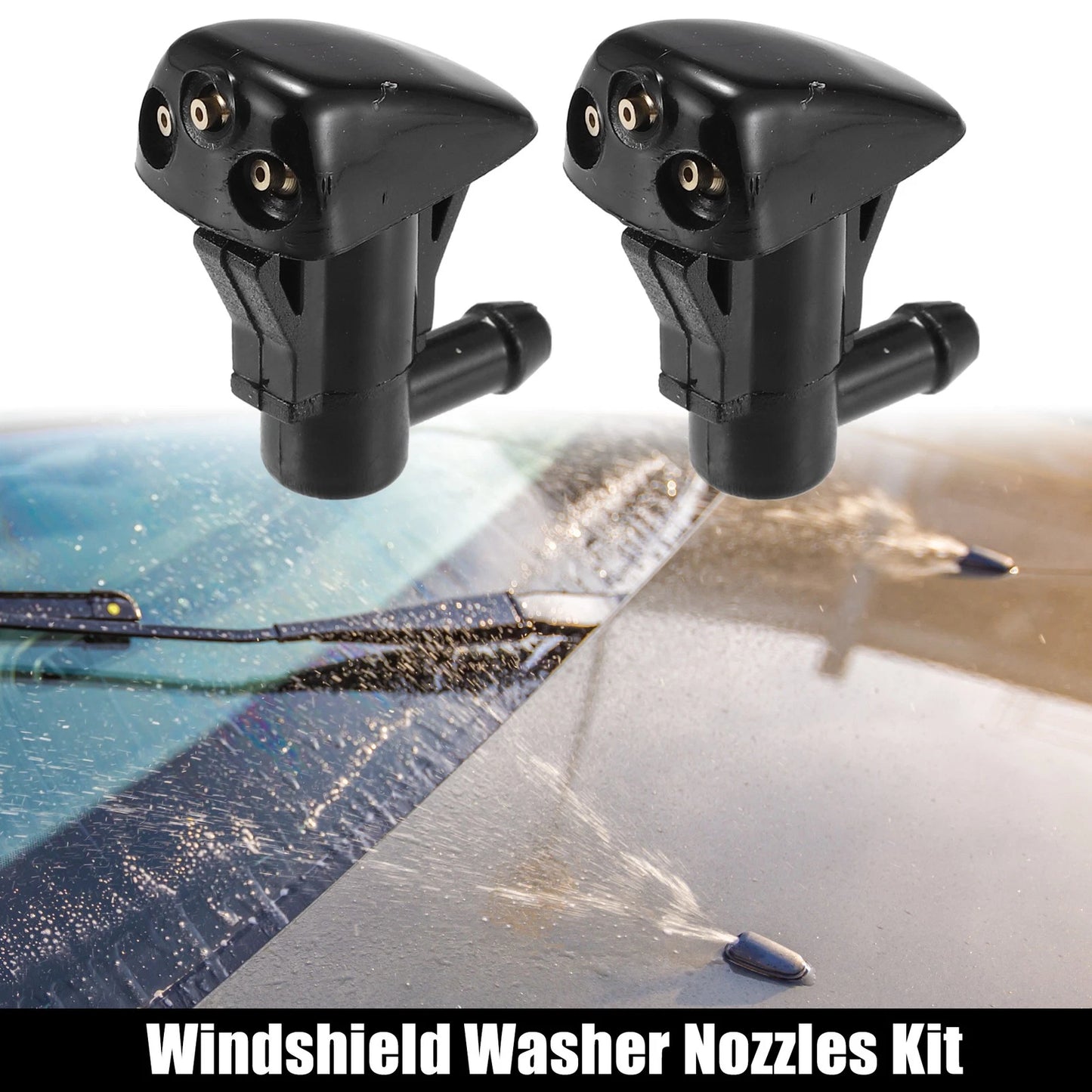2X Windshield Wiper Washer Nozzle Spray Jet for Hyundai Tucson, KIA