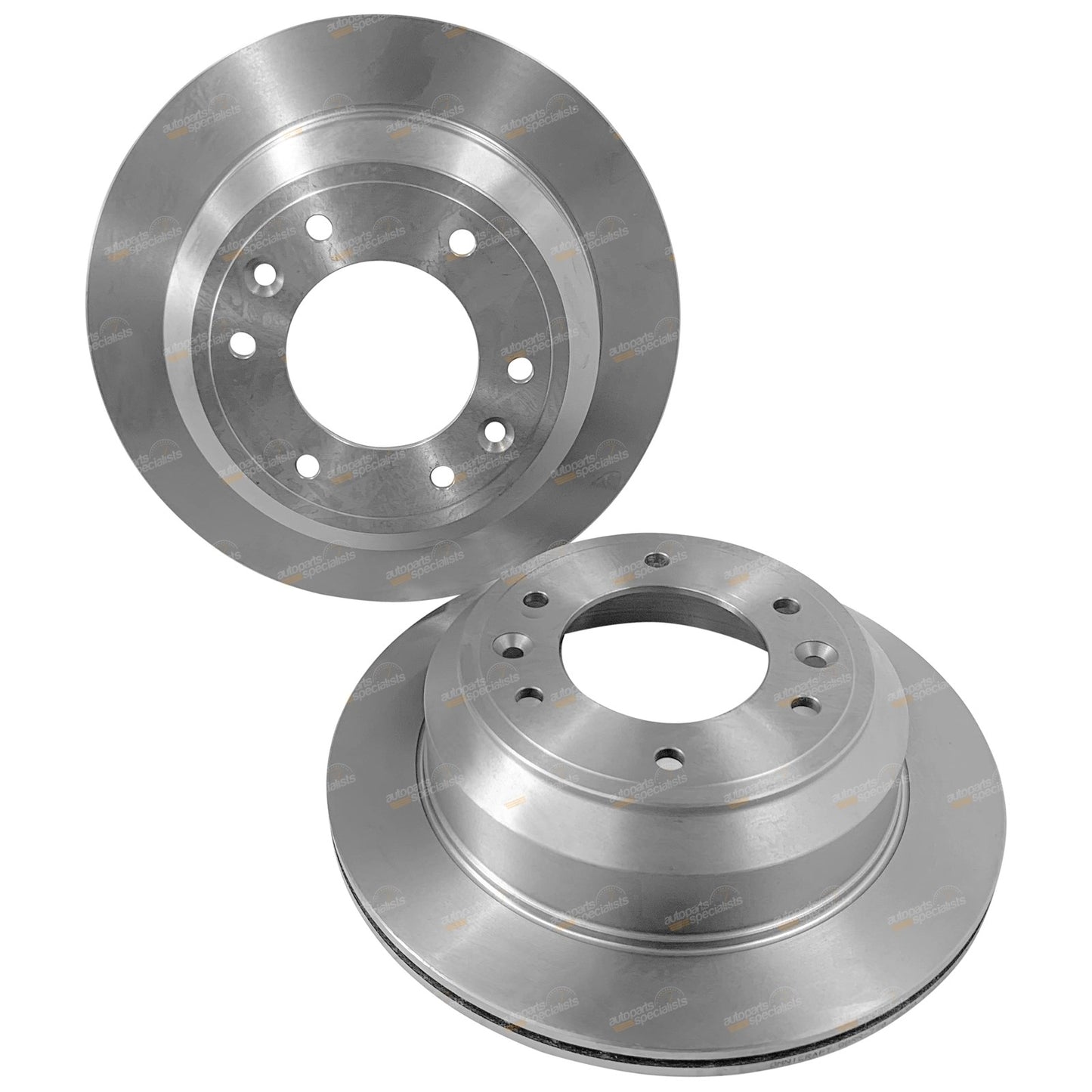 2x Rear Disc Brake Rotors for Hyundai iLOAD TQ (2008–2019) RWD Van