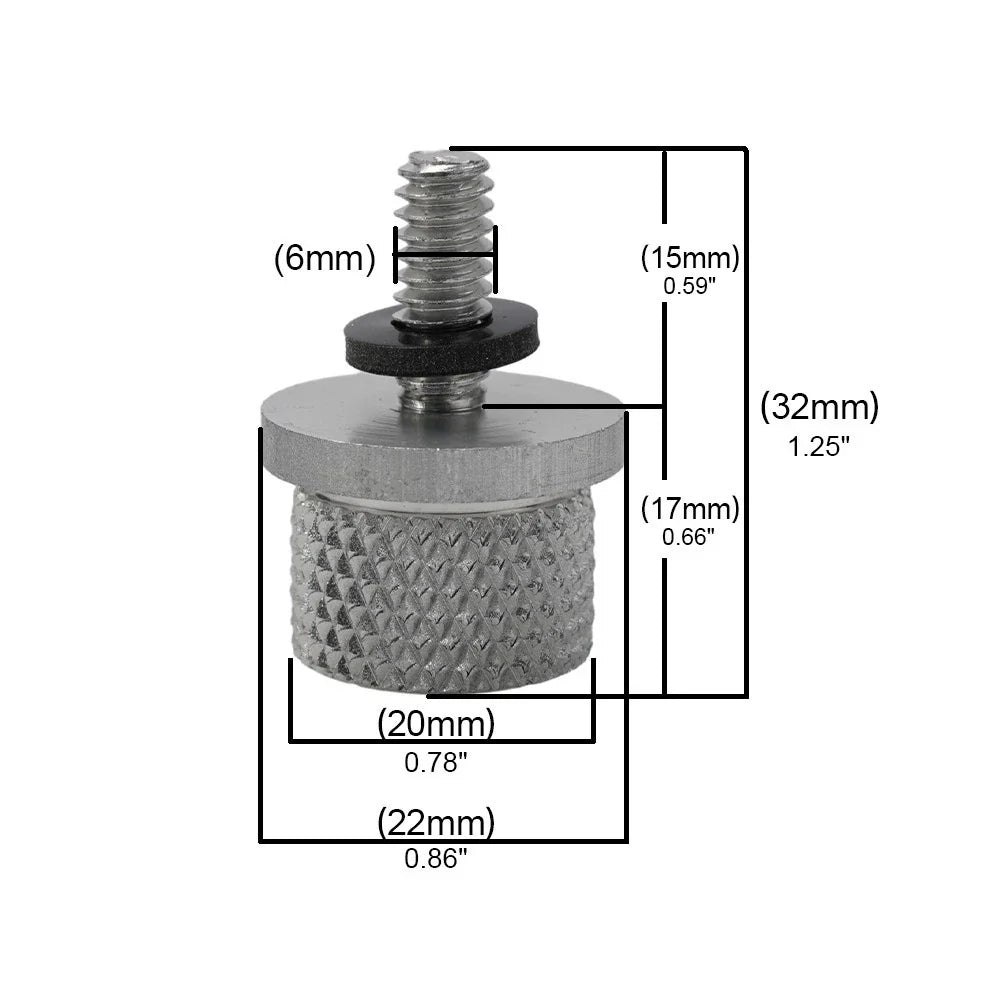 Fender Rear 1/2 Full Thread 1/4-20 Aftermarket for Car