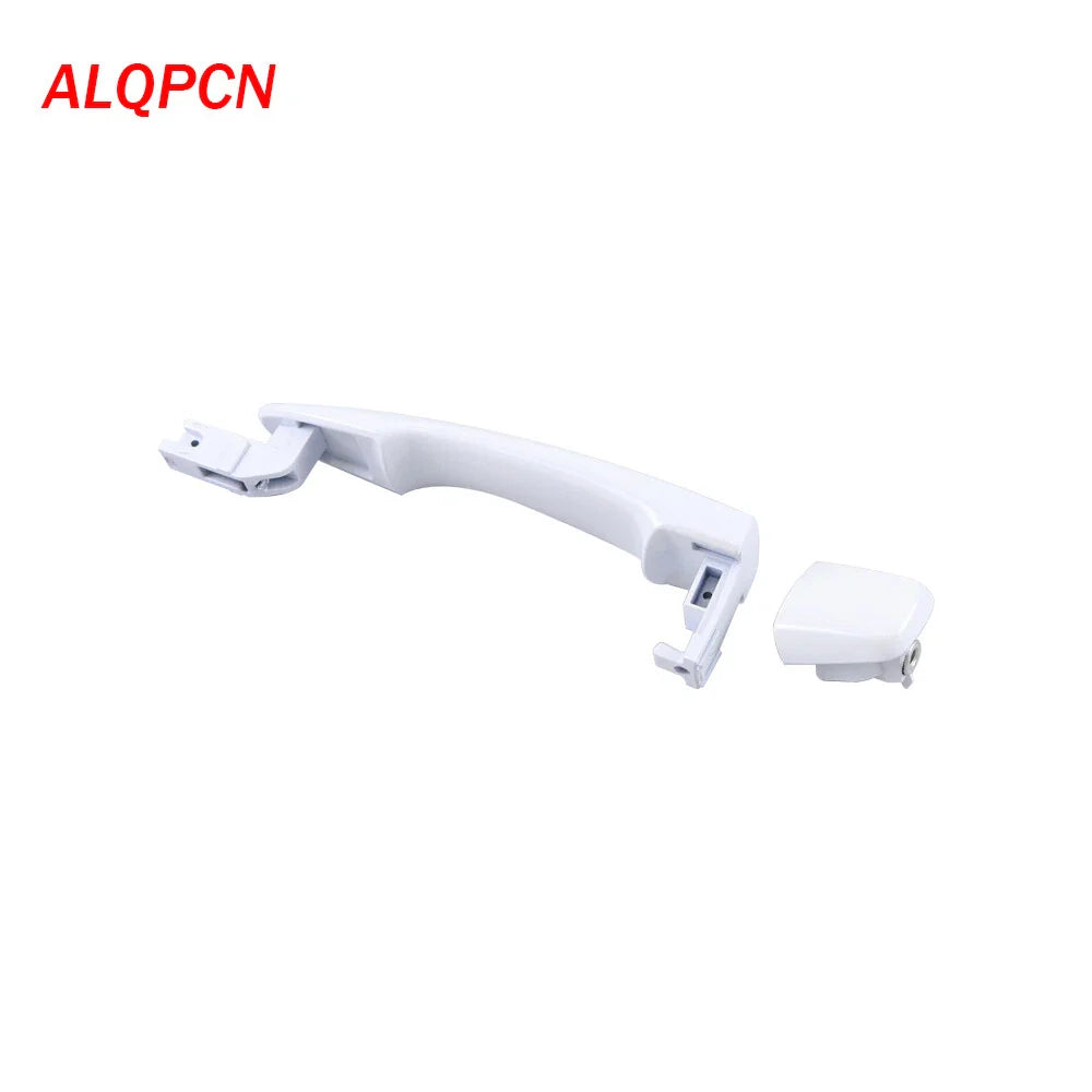 White Outer Door Handle No Key Hole for Nissan Navara D23 NP300 (2015-2022)