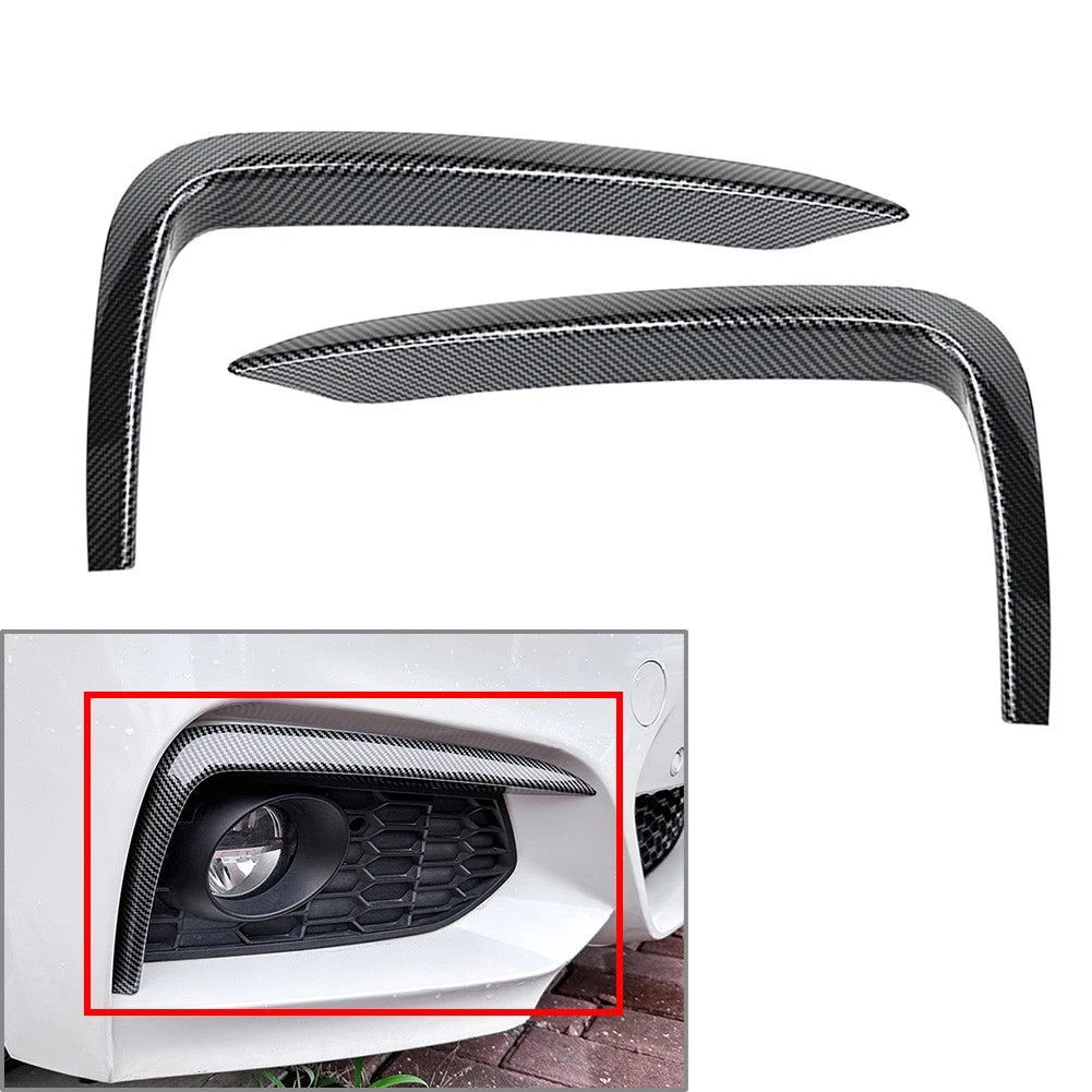 Front Bumper Side Spoiler Splitter for BMW 2 Series F22 F23 (2015–2019)