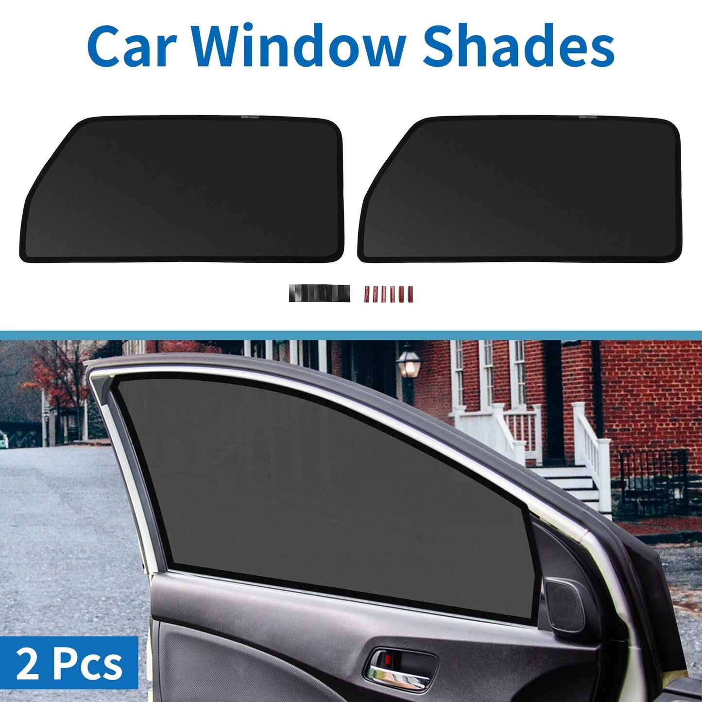 Car Window Cover for Suzuki Hustler MR52S/MR92S (2014–2023) Net Black