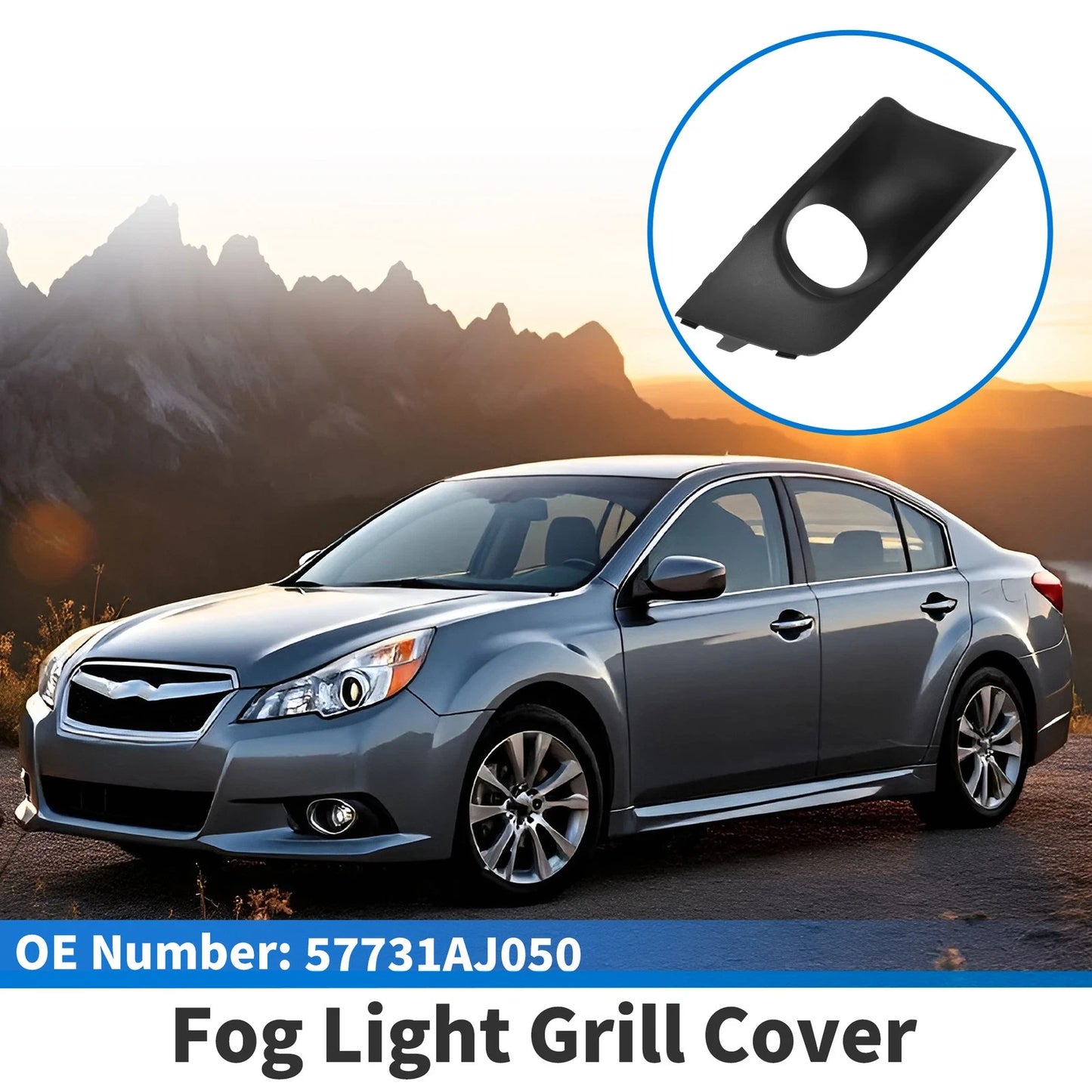 1 Pcs Fog Light Grill for Subaru Legacy (2010–2014) No. 57731AJ050