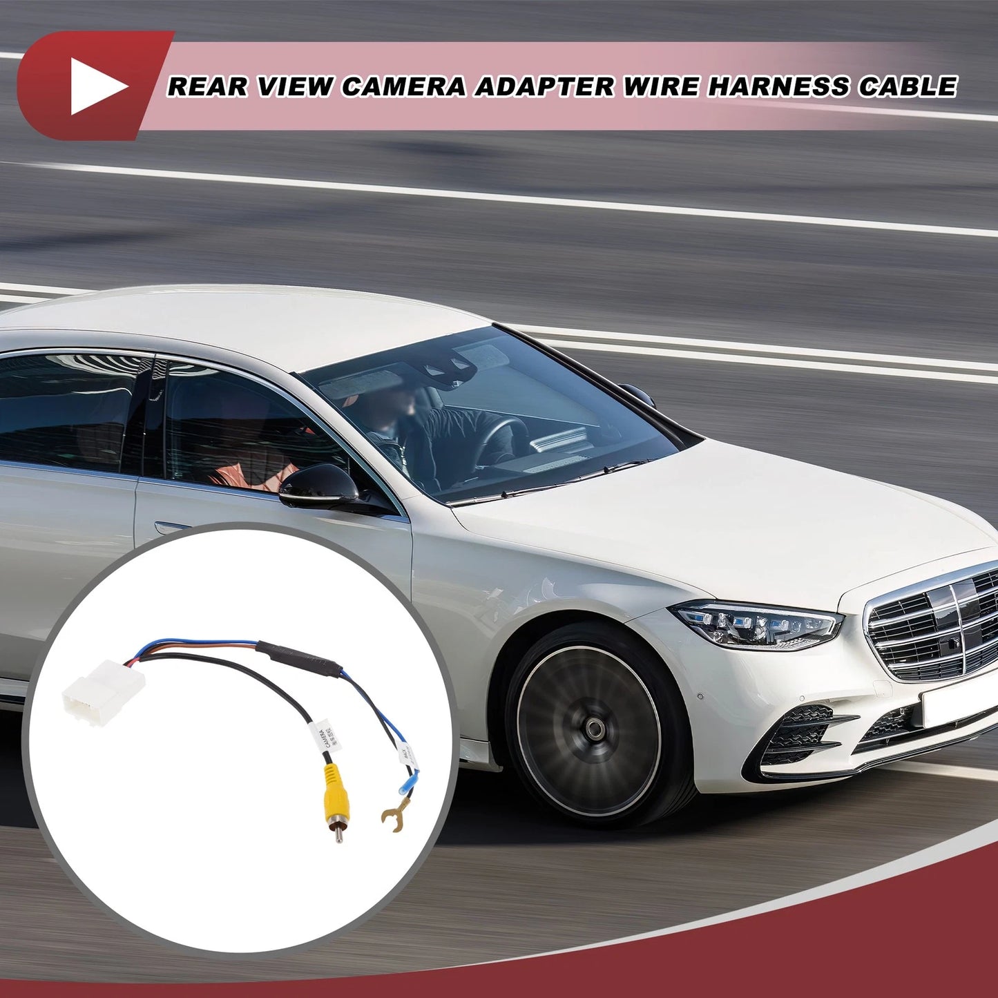 Rear View Camera Adapter Wire Harness Cable for Hyundai Kia (1 Pcs)