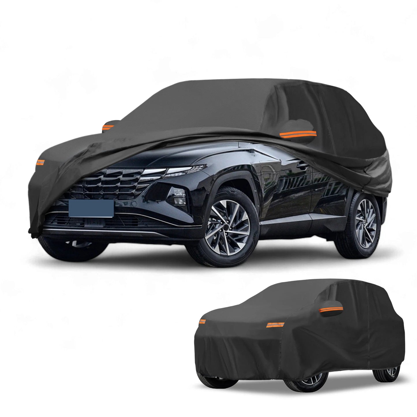 Waterproof Car Cover for Hyundai Tucson (190T-PU) Black All Weather