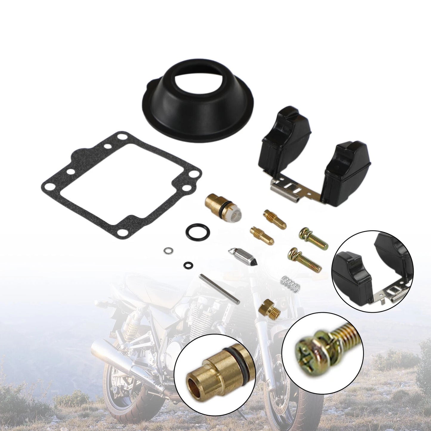 Carburetor Repair Kit for Honda CB360T (1975–1976), CB360K/G (1974), CJ360T (1976)