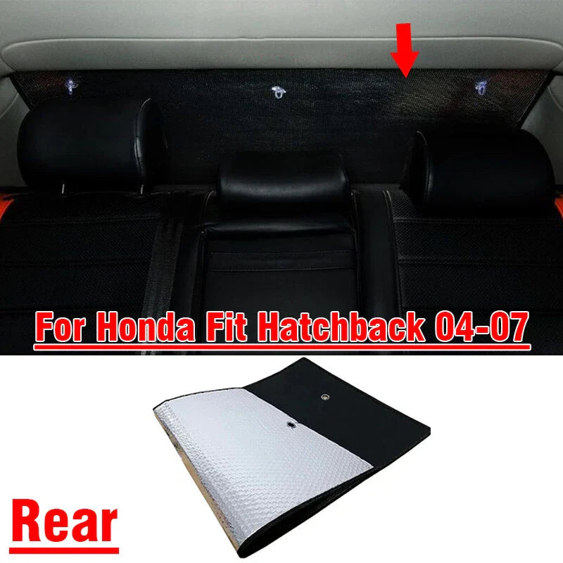 Rear Windshield Privacy Sunshade for Honda Fit Hatchback (2004–2007)