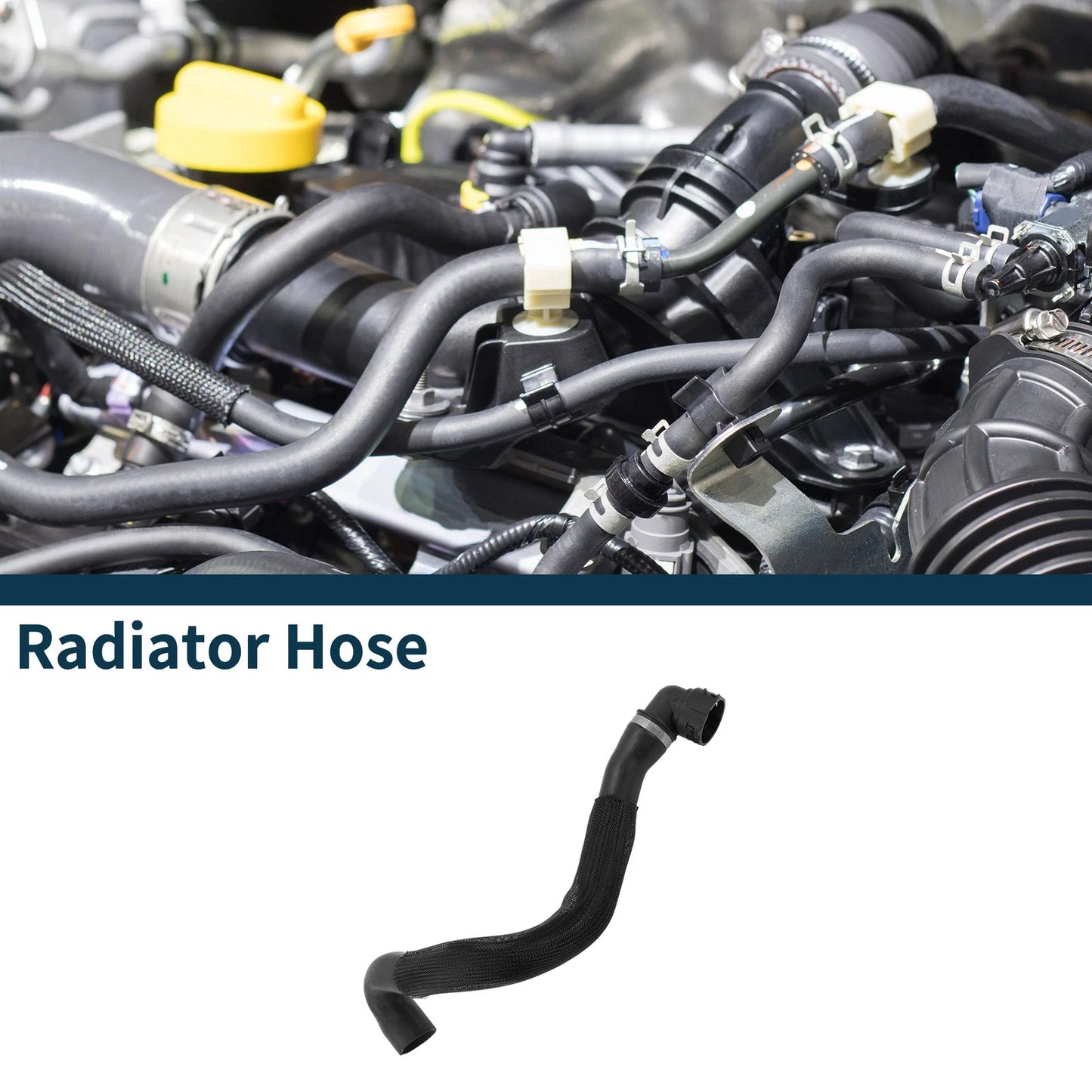 Radiator Hose for BMW 740Li (2013–2015) No. 11537605150 Rubber