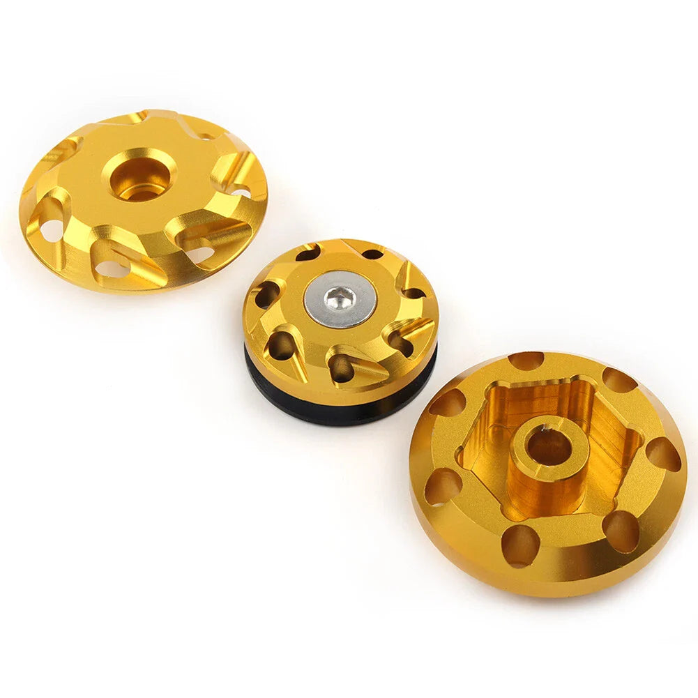 Frame Hole Covers Fairing Bolts Caps Gold for Kawasaki NINJA1000 Z1000 (2011-2016)