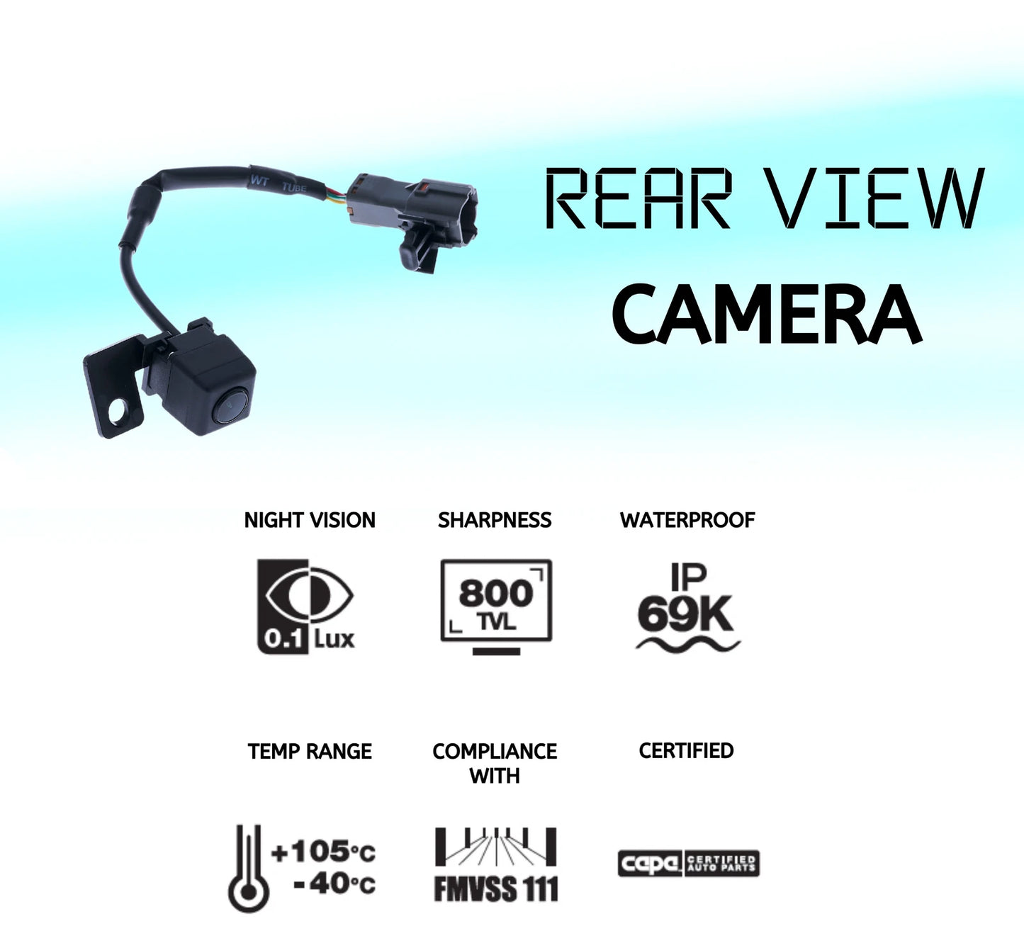 Tailgate Reverse Camera for Isuzu D-Max (2012–2016)