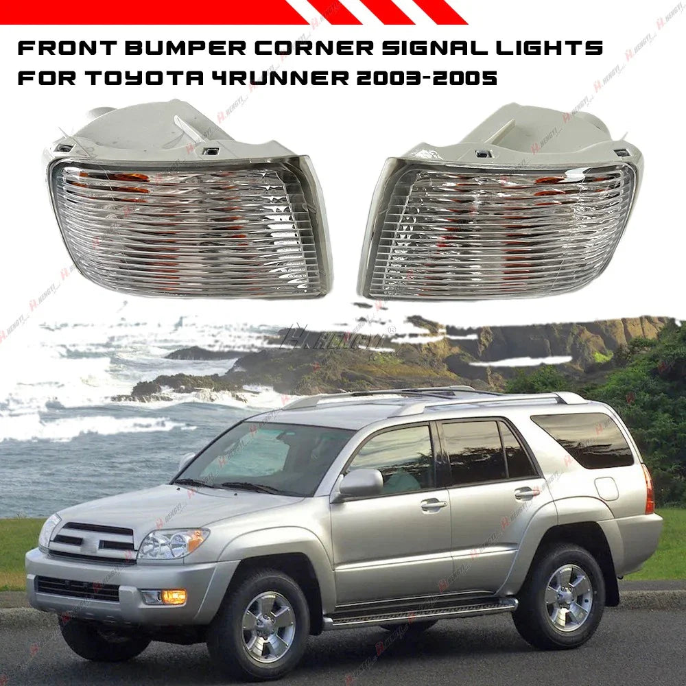 Corner Parking Turn Signal Lights Lamp Pair for Toyota 4Runner (2003–2005)