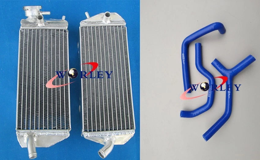 Radiator with Blue Hose for Gas Gas FSR450 FSR515 (2007–2011)