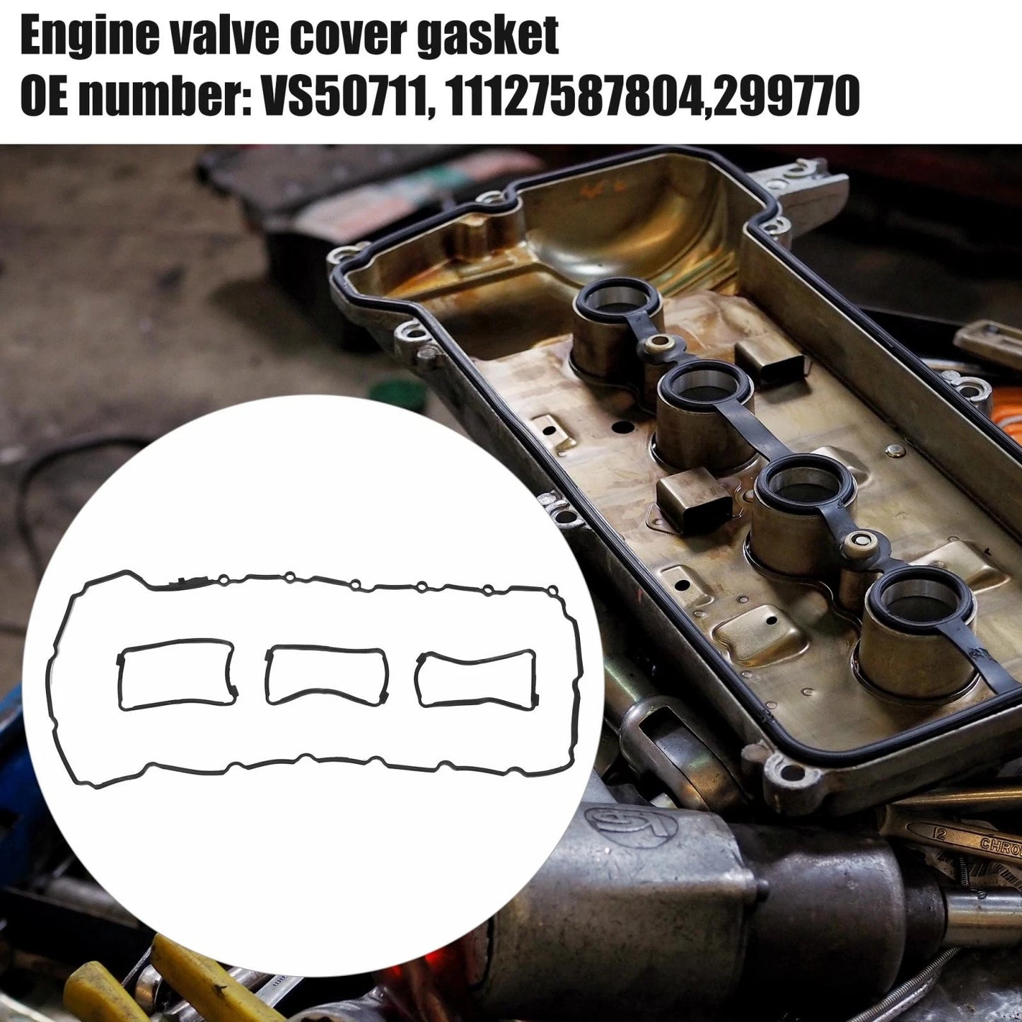 Engine Valve Cover Gasket for BMW 335i 435i 535i 640i X5 X6 (2007–2019)