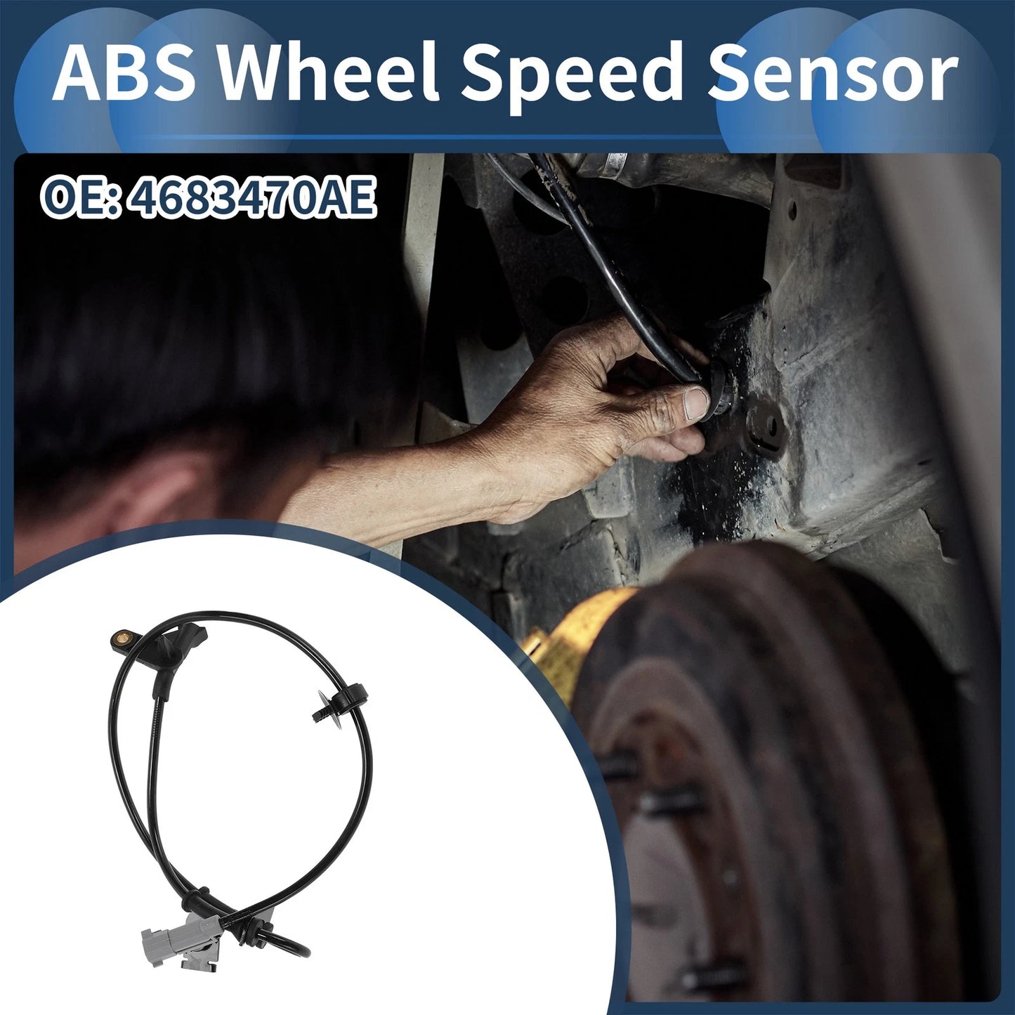 ABS Wheel Speed Sensor No.4683470AE for Chrysler Town & Country (2011–2016)