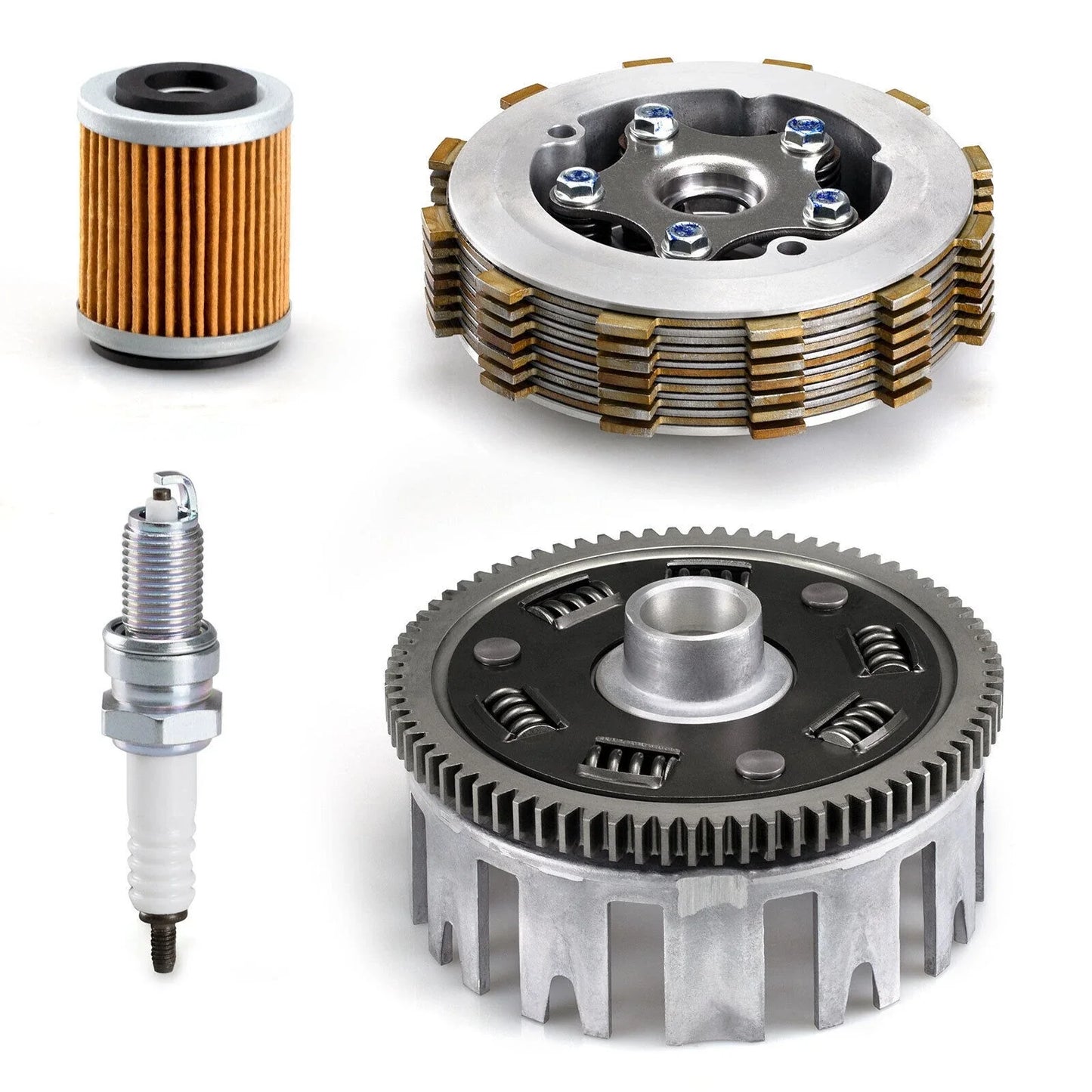 Complete Heavy Duty Clutch Assembly for Yamaha Kodiak (1993–1998)