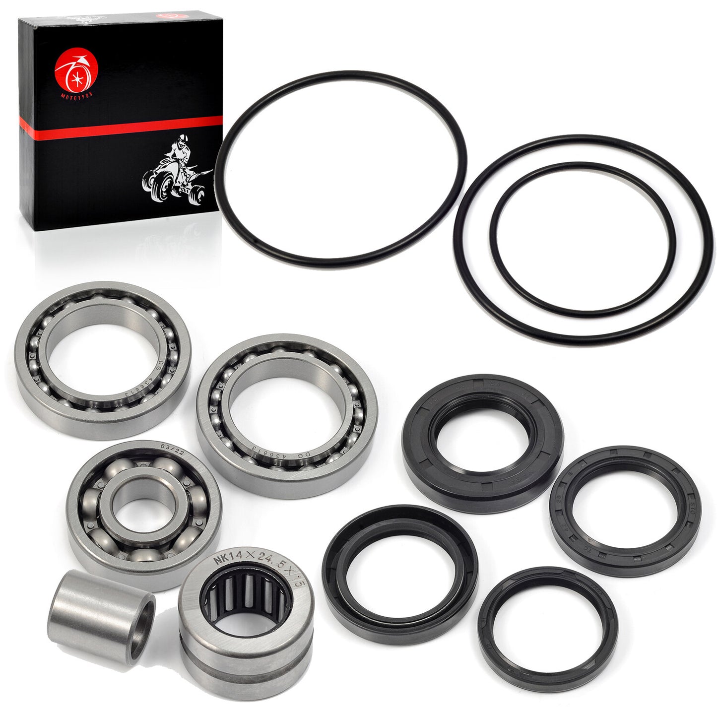 Rear Differential Ring and Pinion Gear Kit for Honda TRX300FW (1988–2000)