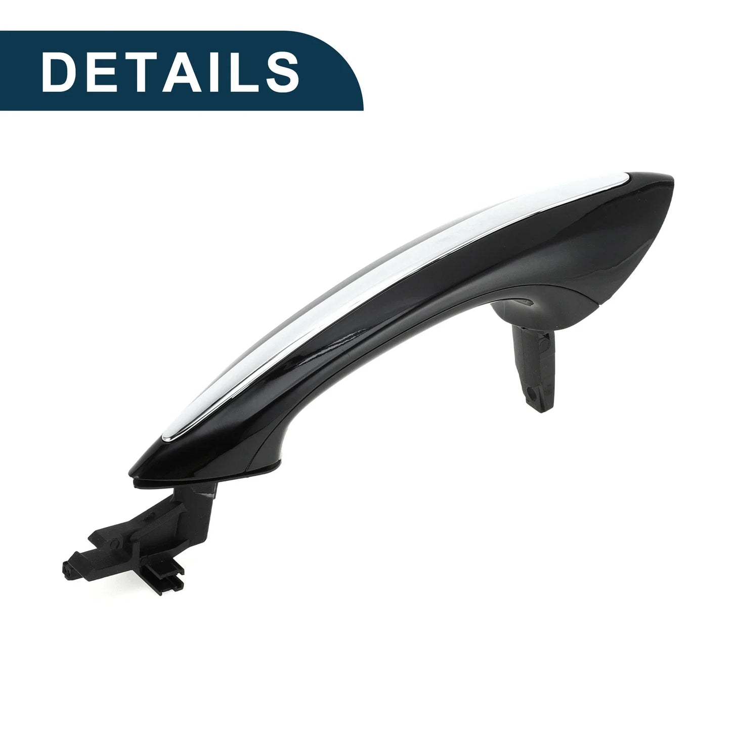 Exterior Door Handle for BMW F07 Front Right Black Silver Tone