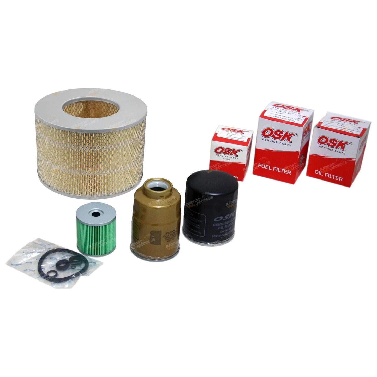 Filter Service Kit Air Oil Fuel for Landcruiser HDJ80 HZJ80 1HZ 4.2L(1990–1998)