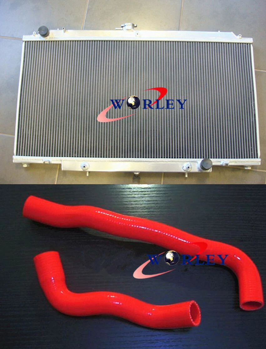 Aluminum Radiator + Red Hose for Nissan Patrol Y61 (1997–Present)