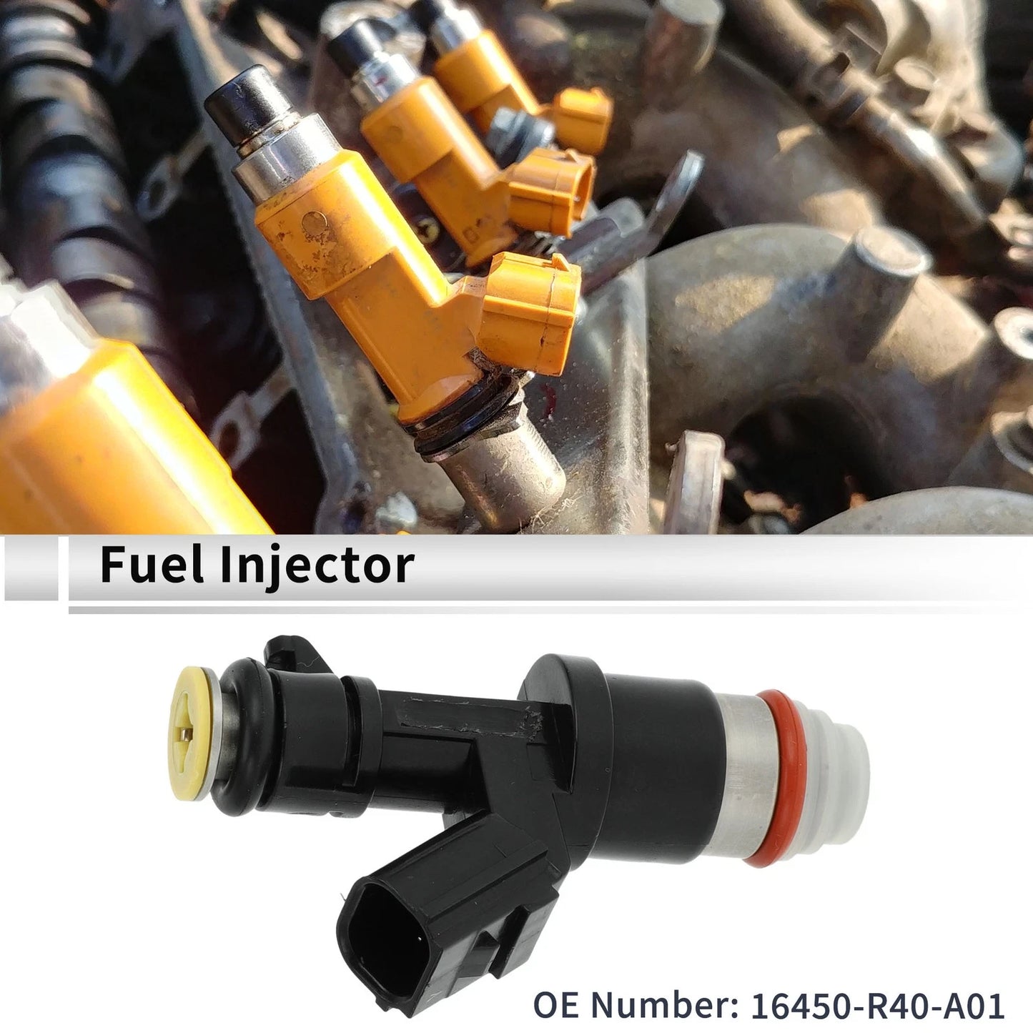 Fuel Injector No. 16450-R40-A01 for Honda Accord 2.4 (2008–2012)
