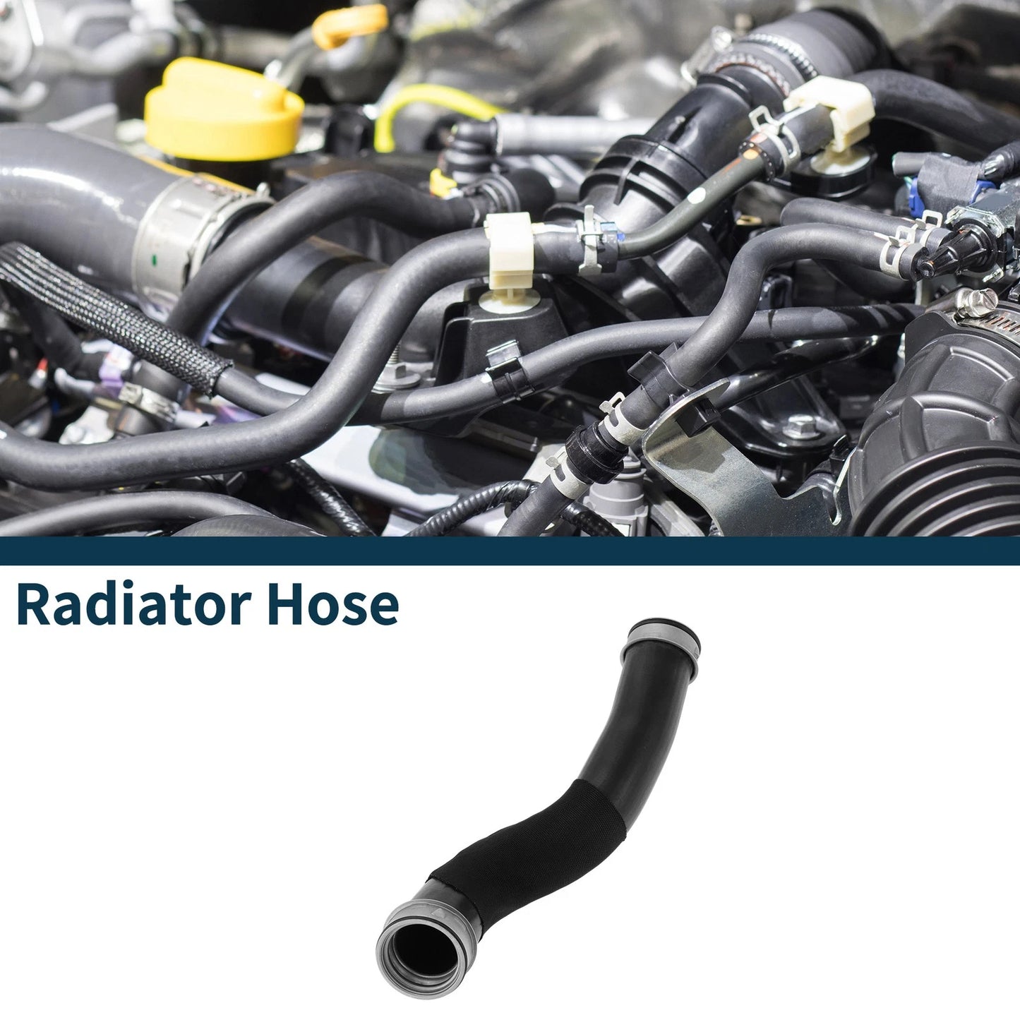 Radiator Hose for Mercedes-Benz E-Klasse W211 (2003–2009) No. 2115282082 Black