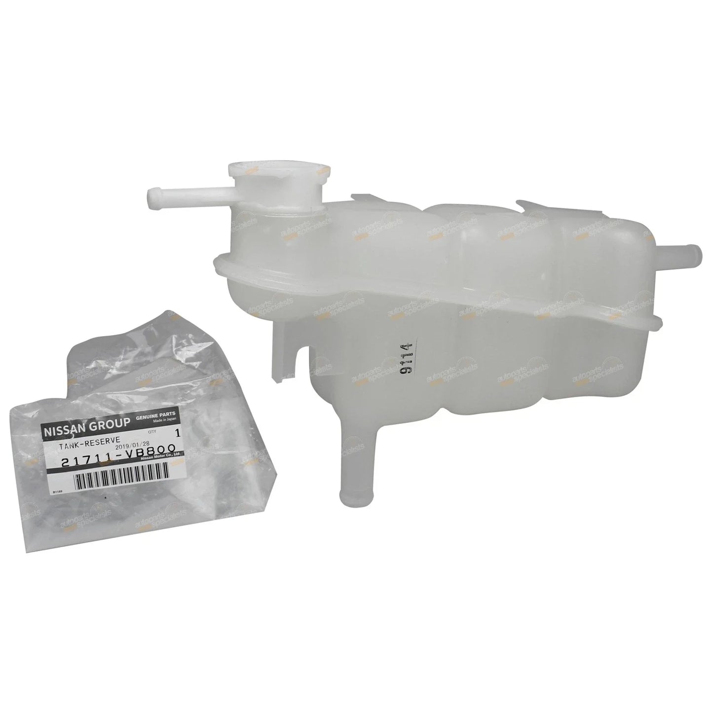Top Radiator Overflow Bottle Tank for Nissan Patrol GU Y61 ZD30 TD42TI